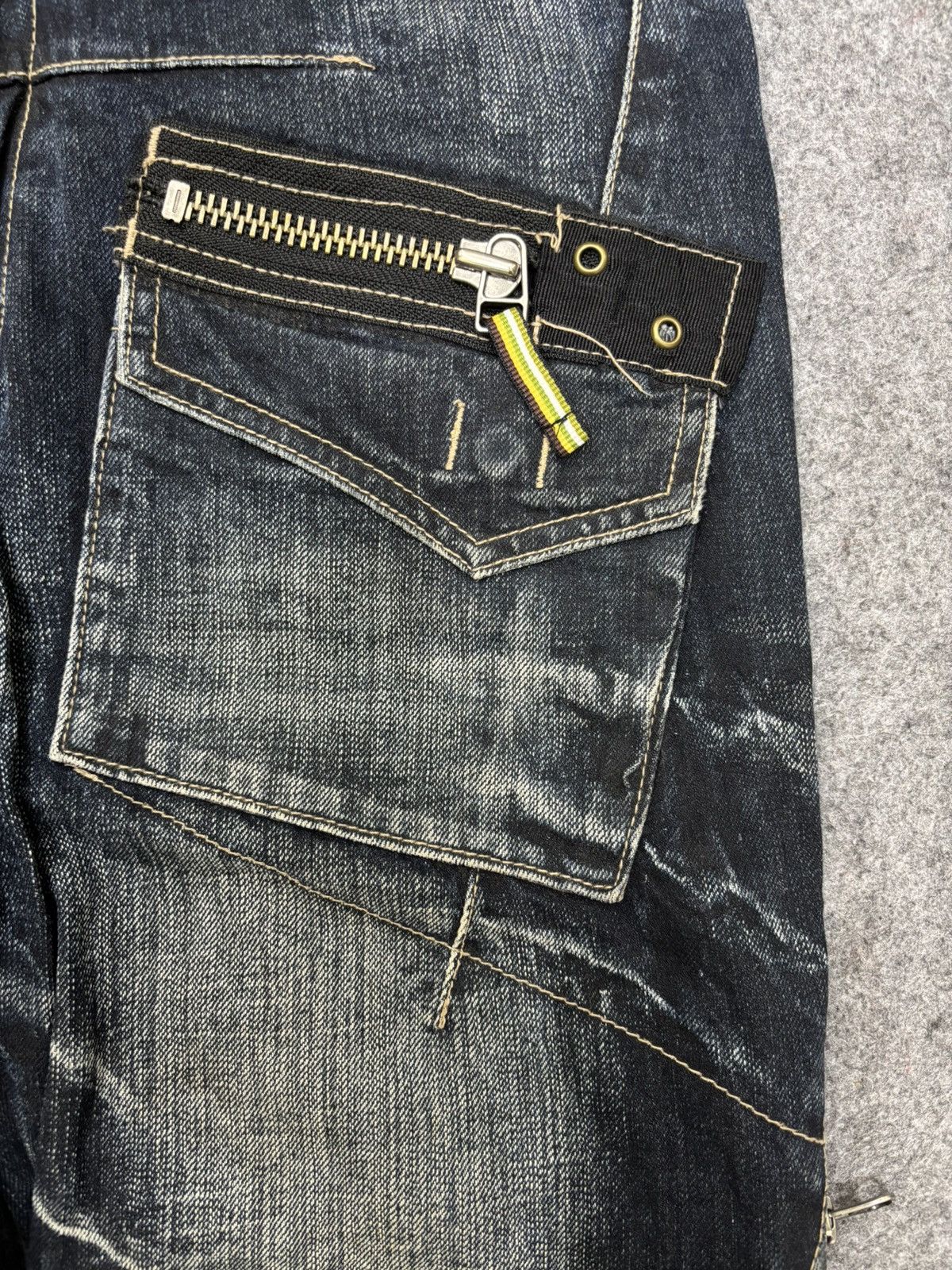 PPFM PPFM Very Rare Archival Skinny Jeans Cool Zipper F631 Size US 32 / EU 48 - 24 Thumbnail