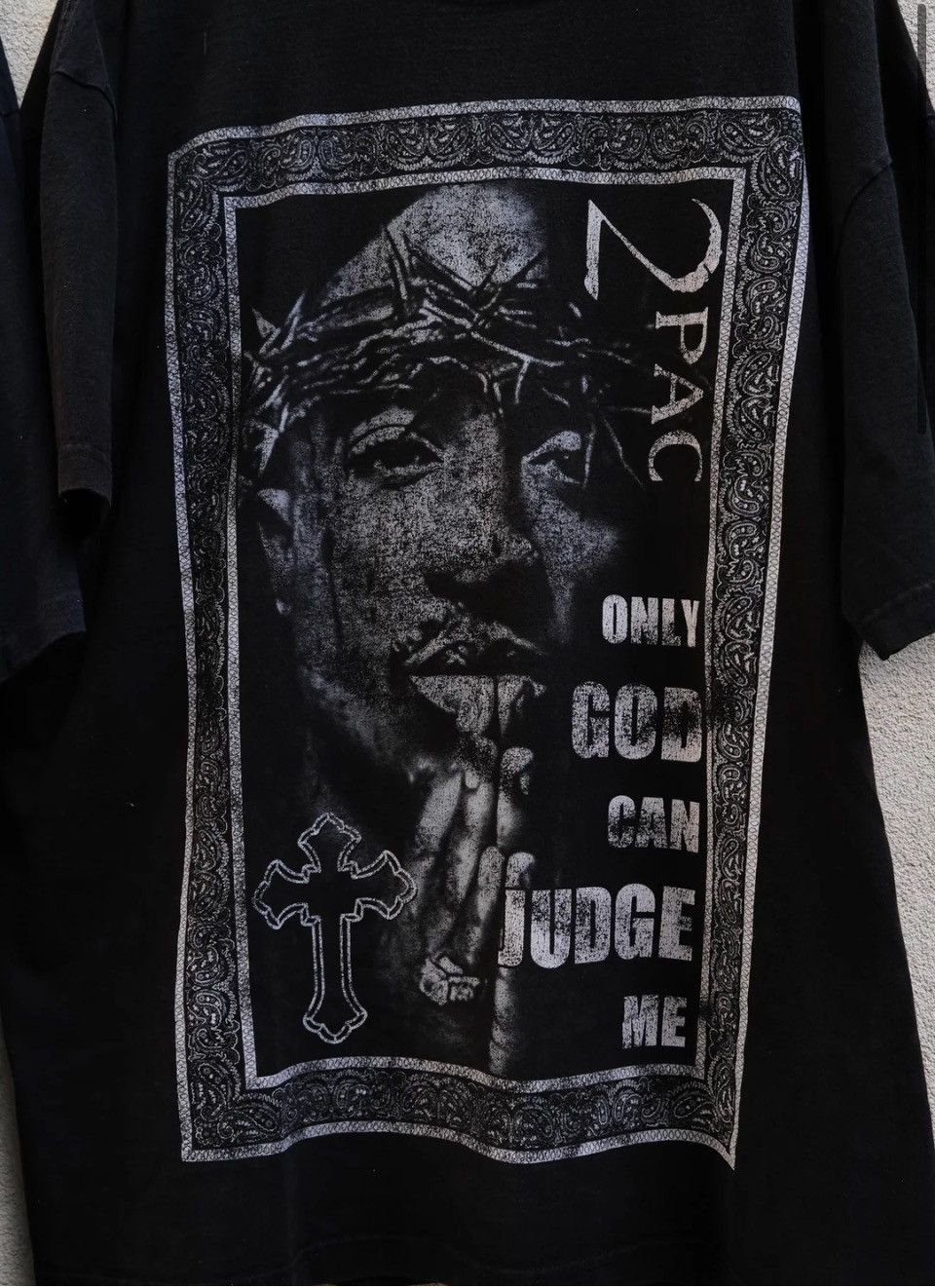 Vintage 2pac “Only God Can Judge Me” T-Shirt Size US XXL / EU 58 / 5 - 6 Thumbnail