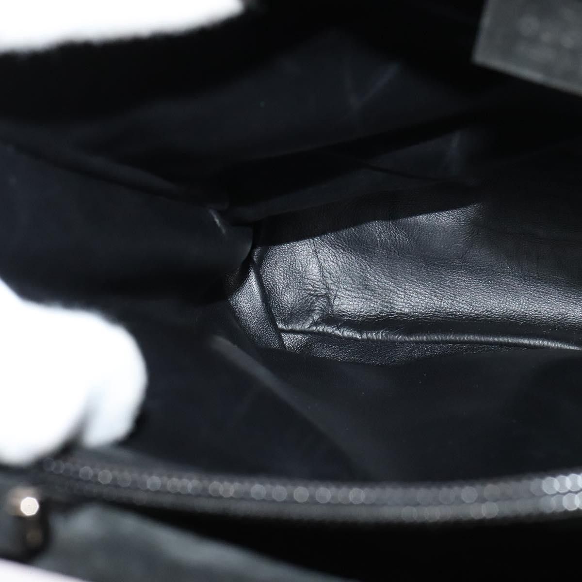 Gucci GUCCI Hand Bag Suede Black Silver 002 002 Size ONE SIZE - 17 Thumbnail