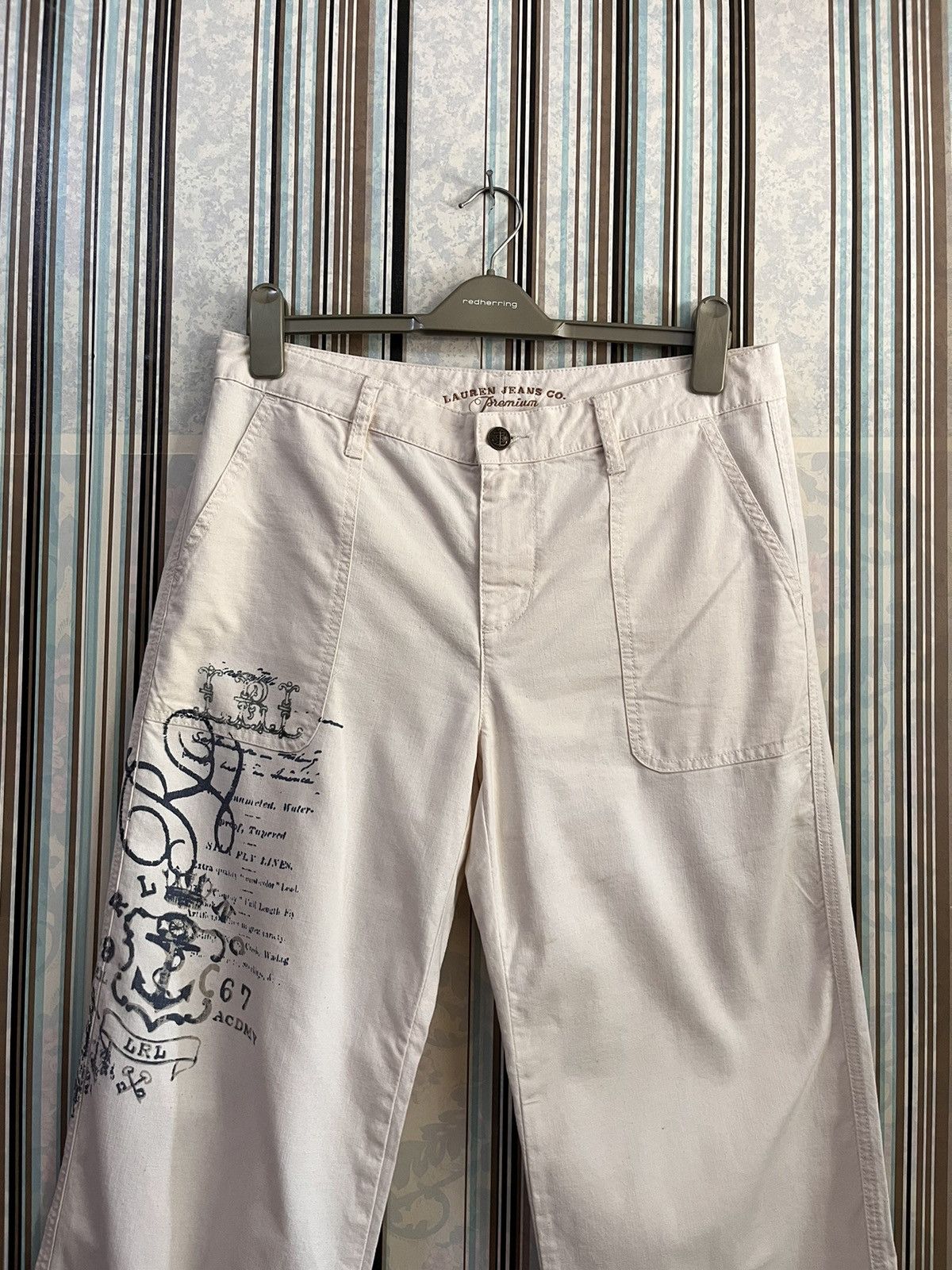 RRL Ralph Lauren Lauren jeans bushpants usn stencil #E5 Size US 33 - 5 Thumbnail