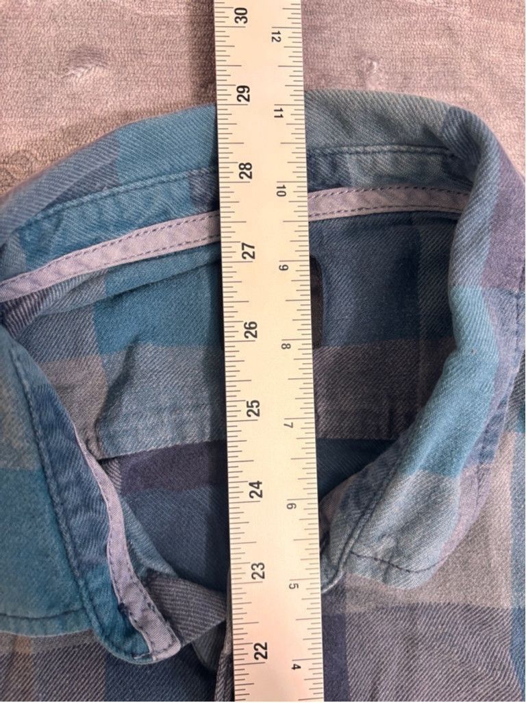 Vans Men's Vans Flannel Shirt Size L Blue Gray Plaid Size US L / EU 52-54 / 3 - 5 Thumbnail