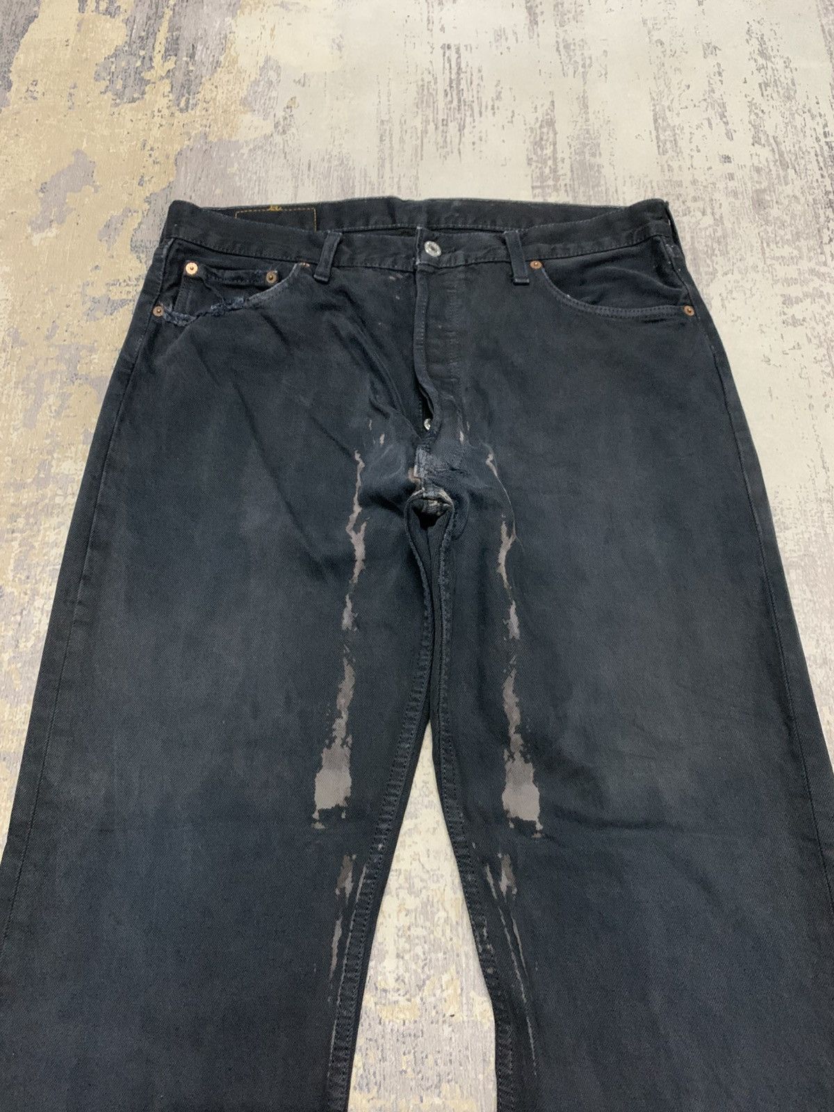 Levi's Vintage 501 Levi’s jeans black wash W32x34 Size US 35 - 2 Thumbnail