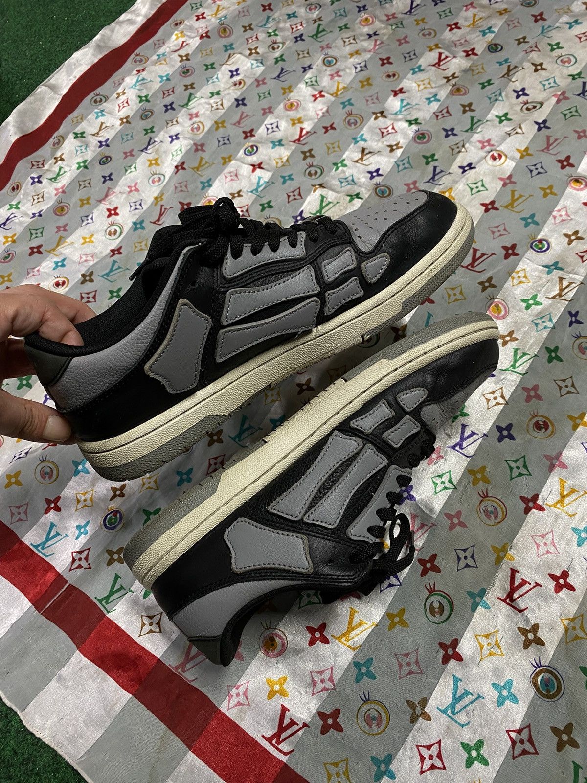 Amiri Amiri Skeleton Bone Low Top Sneakers Men’s Size 8 Size US 8 / EU 41 - 7 Thumbnail