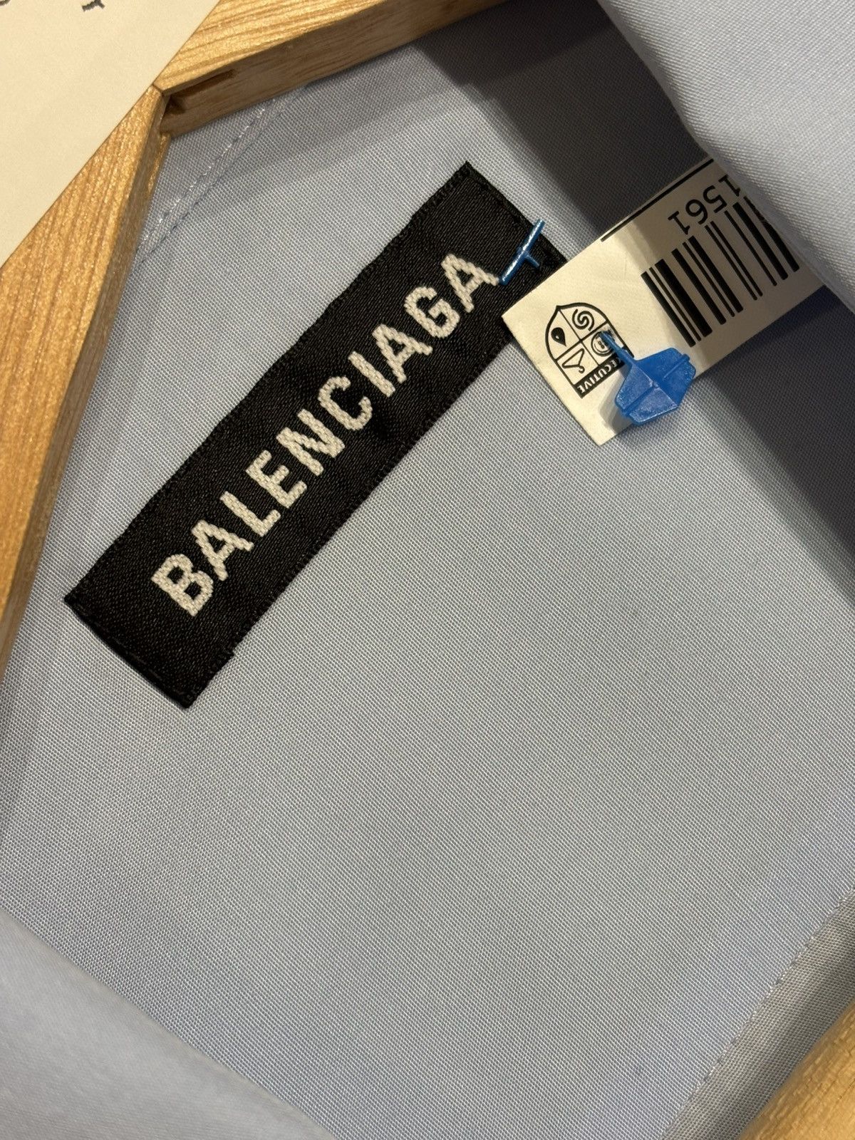 Balenciaga Balenciaga Short Sleeve Button Up Shirt Size US L / EU 52-54 / 3 - 3 Thumbnail