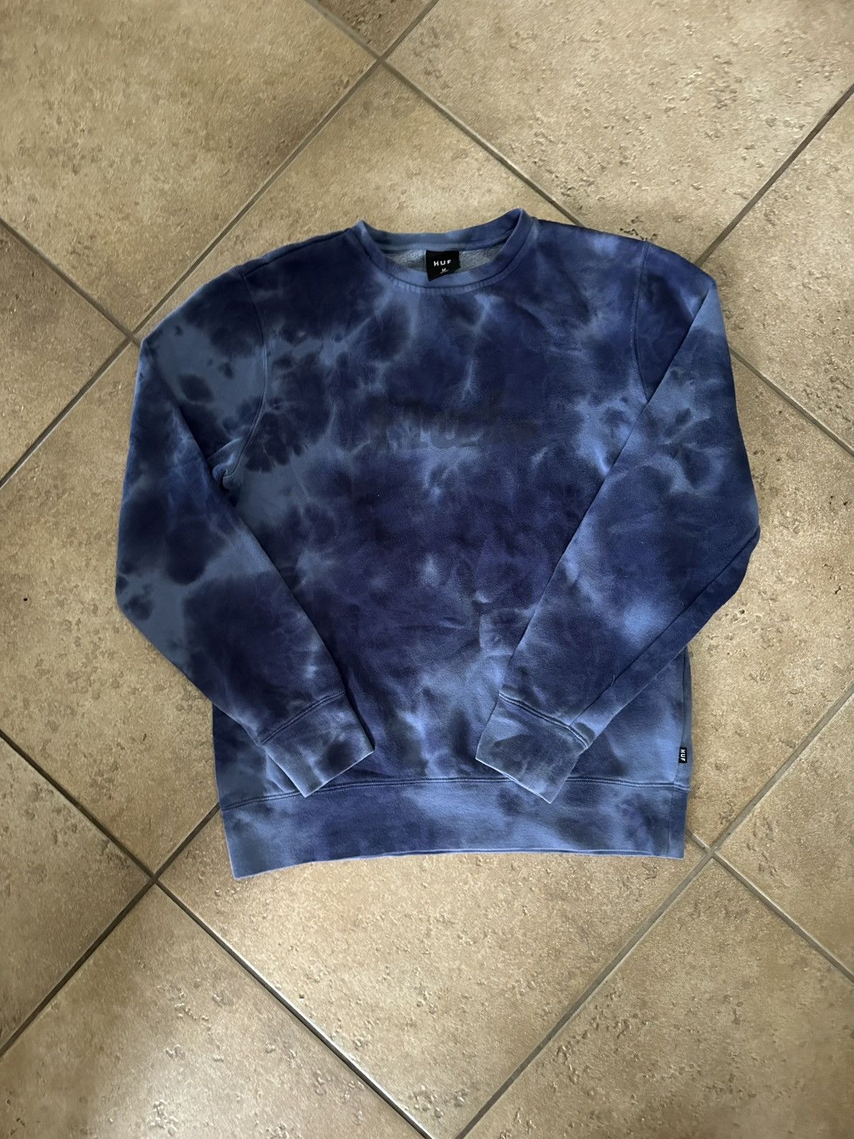Huf HUF Tie-Dye Blossom Crewneck Size US M / EU 48-50 / 2 - 1 Thumbnail