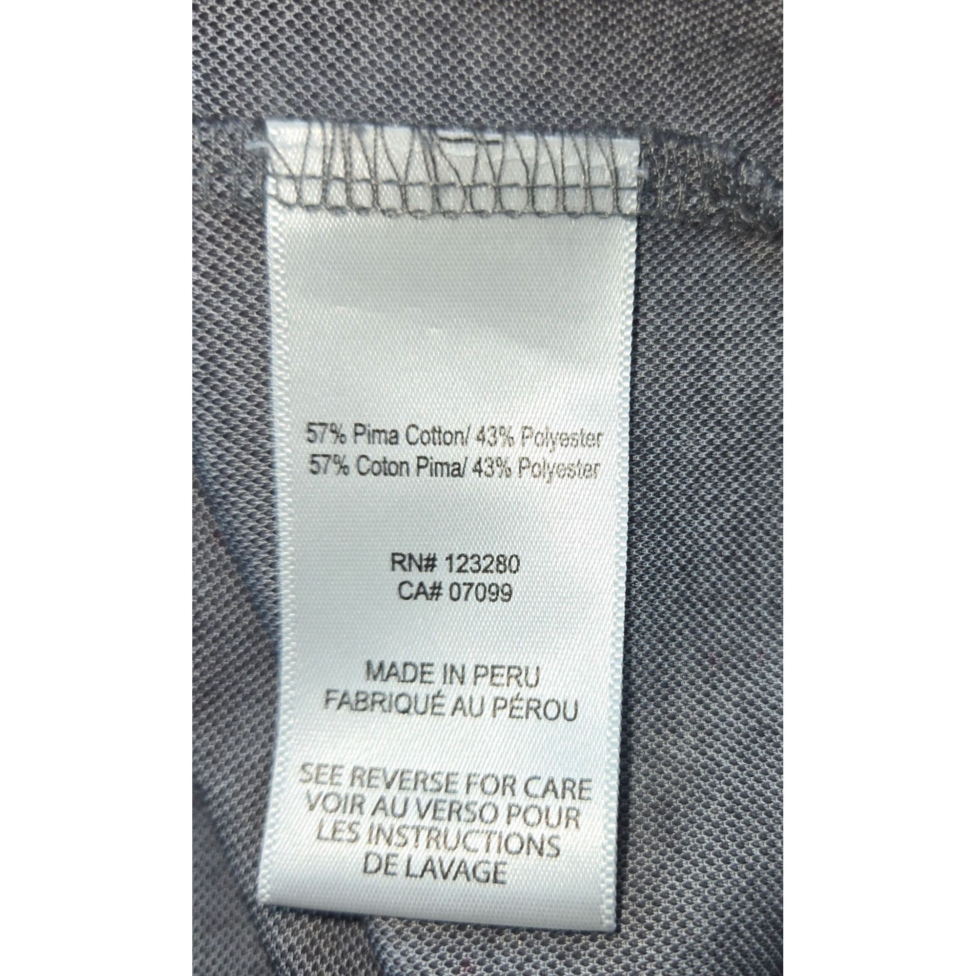 TravisMathew Travis Mathew Mens Polo Shirt Medium Gray Pima Cotton Blend Size US M / EU 48-50 / 2 - 5 Thumbnail