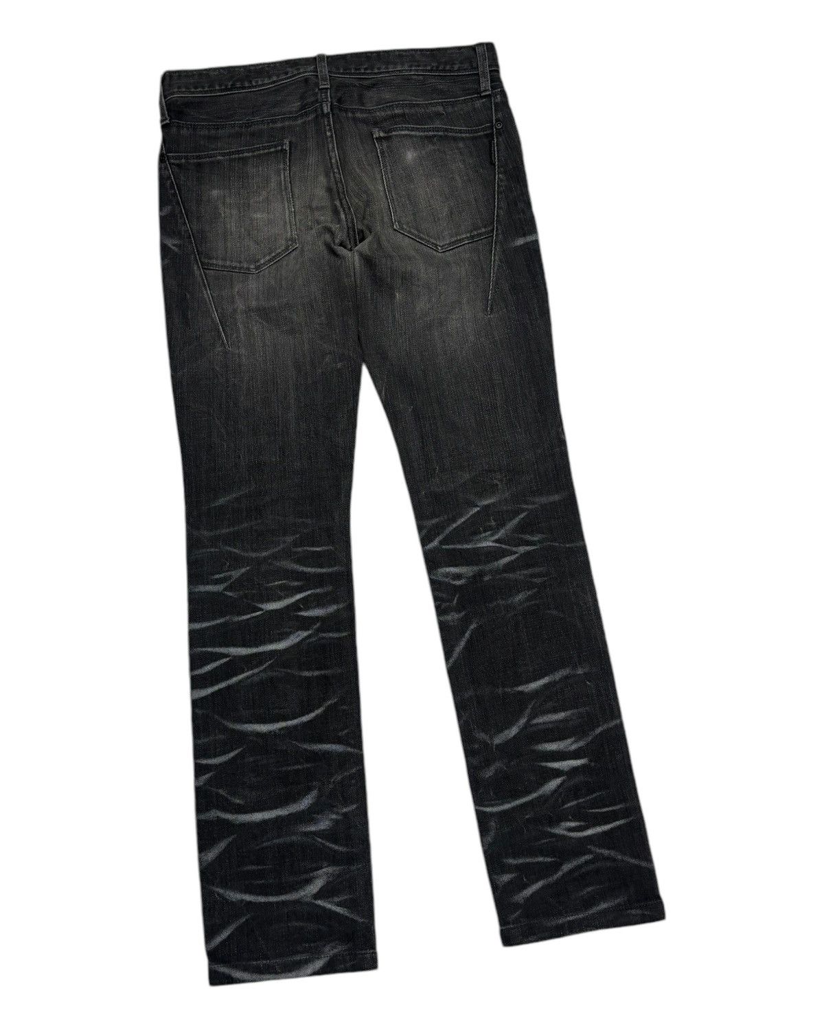 Neil Barrett SS2014🔥BLACK BARRETT WHISKERS DENIM BY NEIL BARRETT JEANS Size US 30 / EU 46 - 4 Thumbnail
