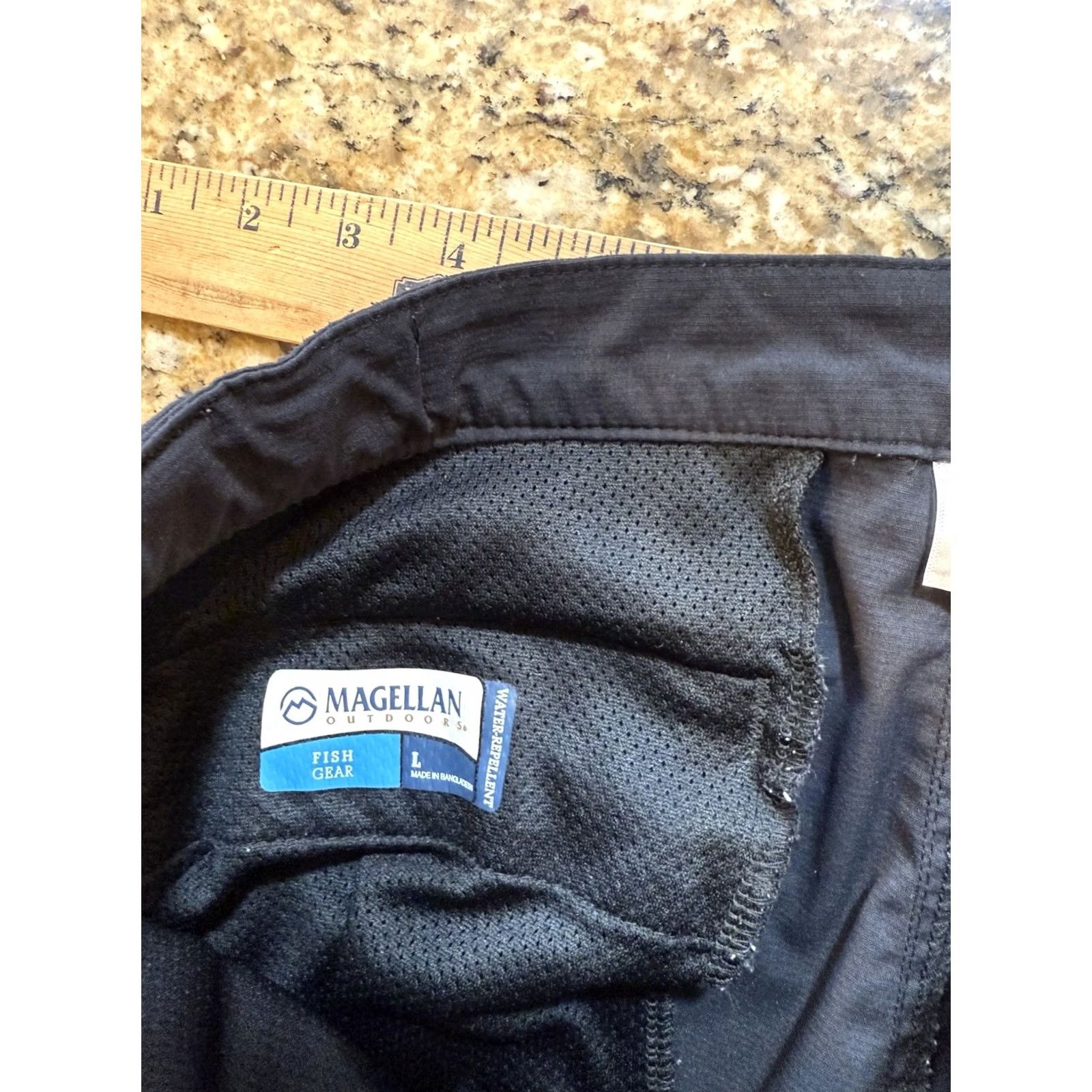 Vintage Magellan Outdoor Men Bermuda Shorts L Black Water Repellent Fishing Shorts Size US 33 - 5 Thumbnail
