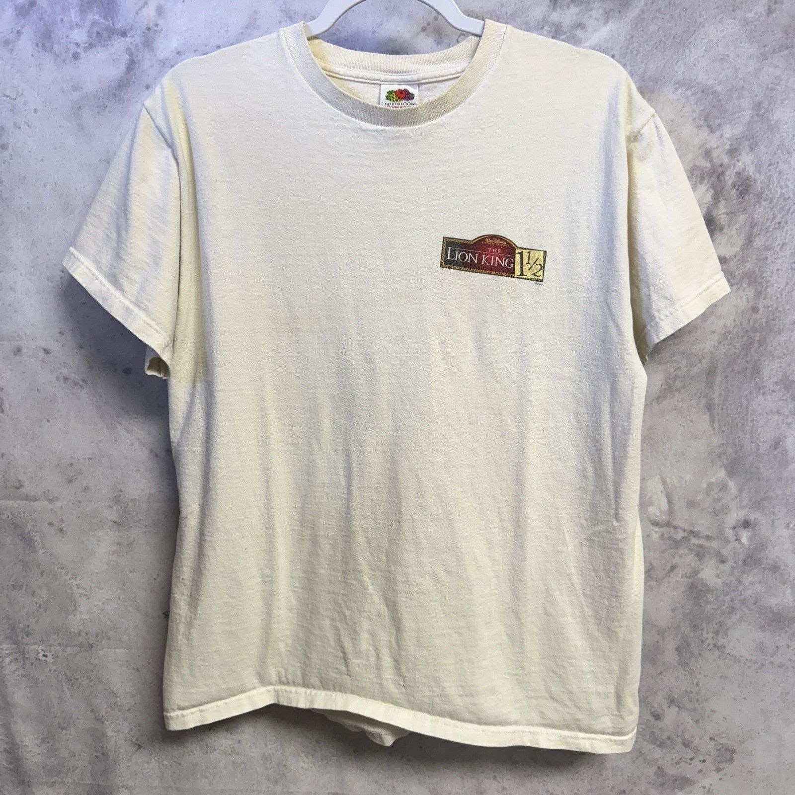 Vintage Vintage Lion King 1 1/2 Shirt White 90s Y2K Disney Movie Size US L / EU 52-54 / 3 - 2 Thumbnail