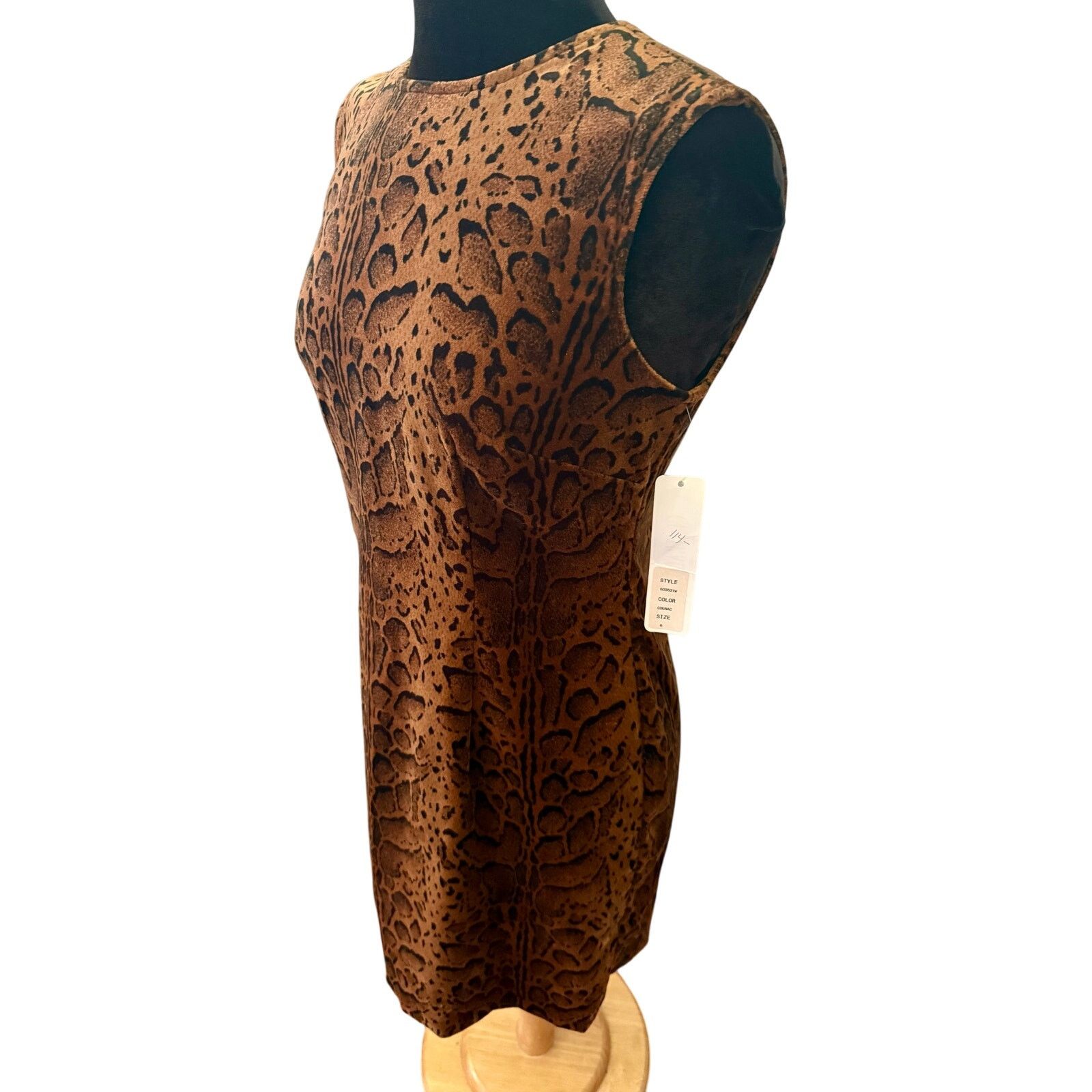 Vintage Vintage 90’s Dead stock Central Falls Leopard Dress Small Size S / US 4 / IT 40 - 2 Thumbnail