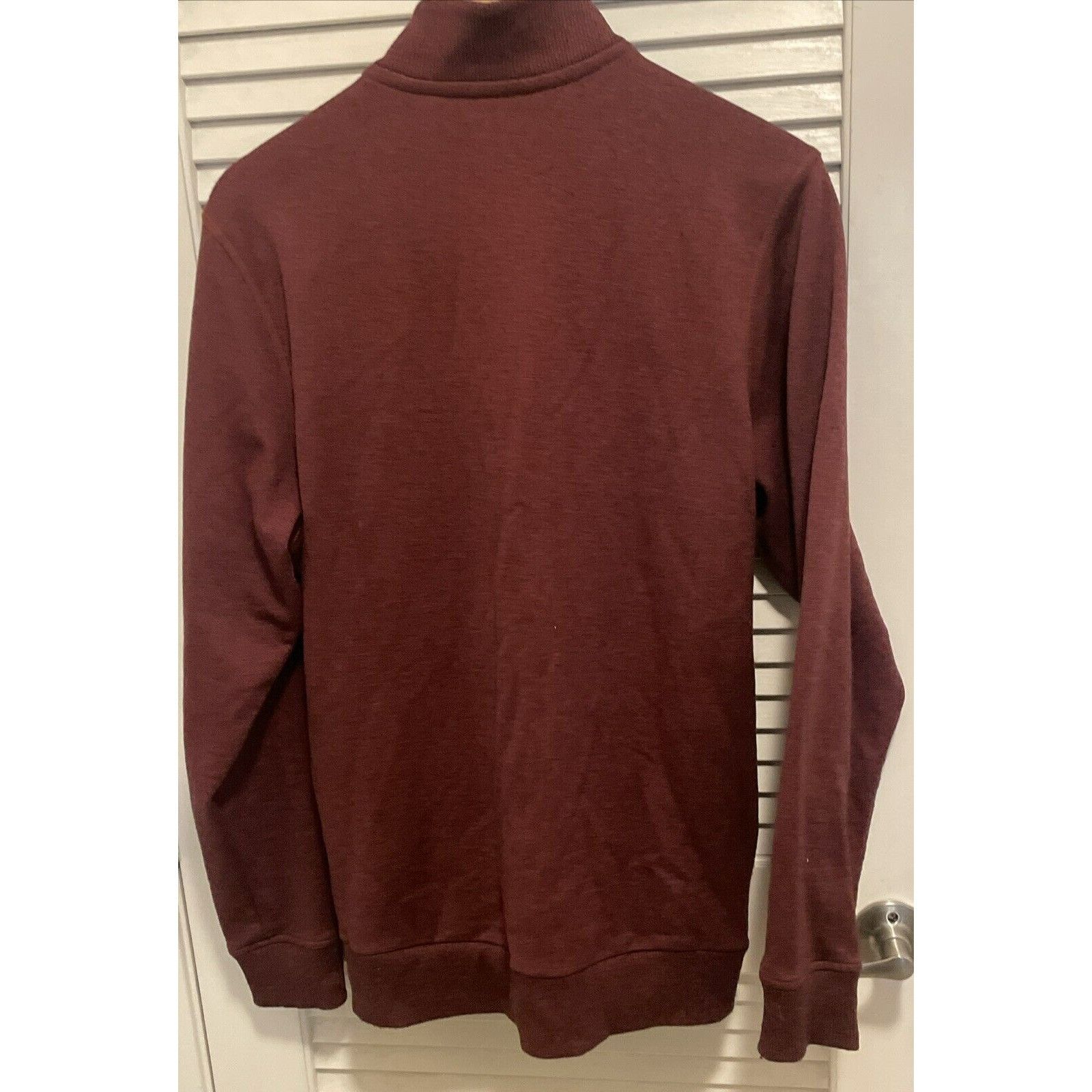 TravisMathew Travis Mathew Pullover Polo Sweater Shirt Heavy Maroon Burgu Size US M / EU 48-50 / 2 - 7 Thumbnail