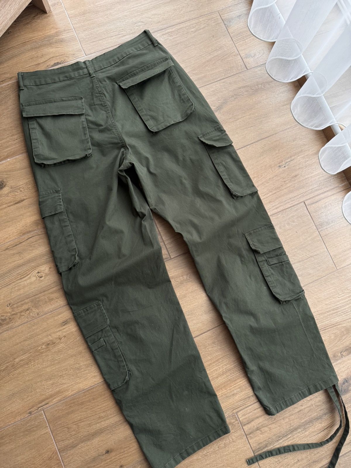 Japanese Brand × Vintage Vintage Military Green Bondage Cargo Archival Pants Size US 32 / EU 48 - 7 Thumbnail