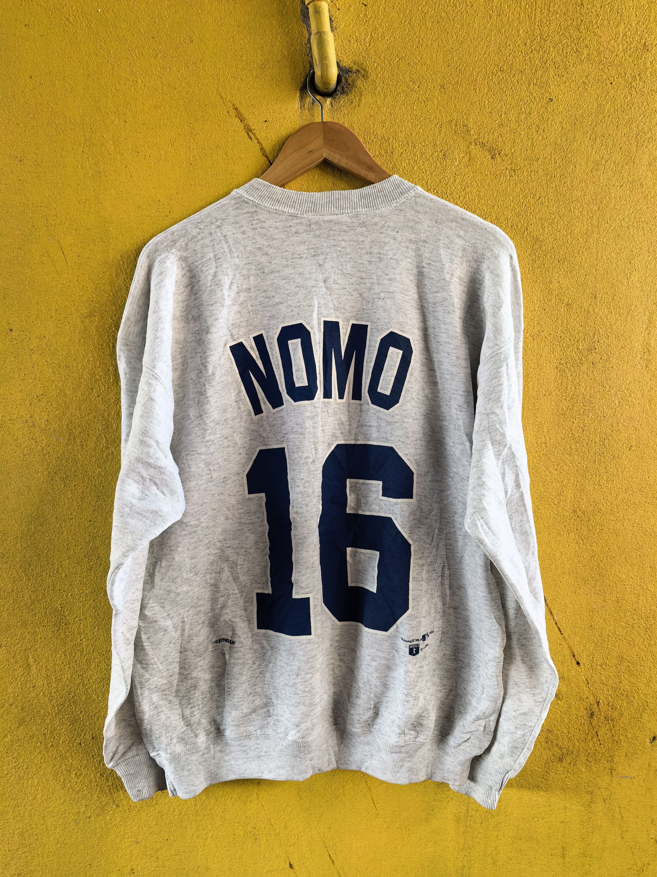 Vintage Vintage 90s Dodgers NOMO 16 Size US M / EU 48-50 / 2 - 2 Thumbnail