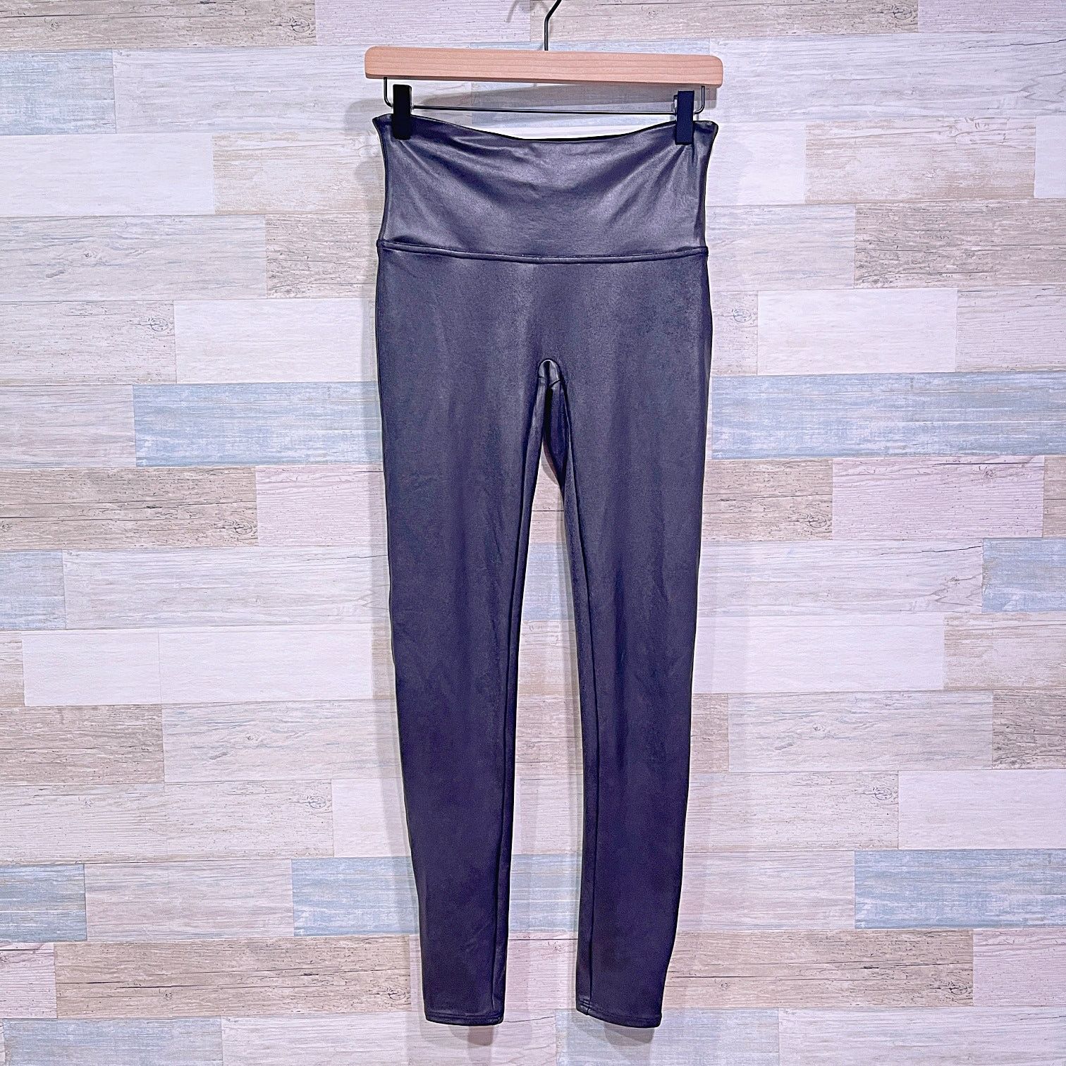 Spanx SPANX SPANXshape Faux Leather Leggings Black Womens Large Size 34" / US 12 / IT 48 - 2 Thumbnail
