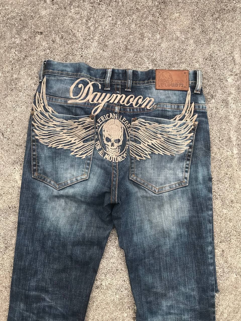 Tornado Mart Tamashi Cloud 72 Skullwings Undercover embroidered distress Size US 30 / EU 46 - 9 Thumbnail