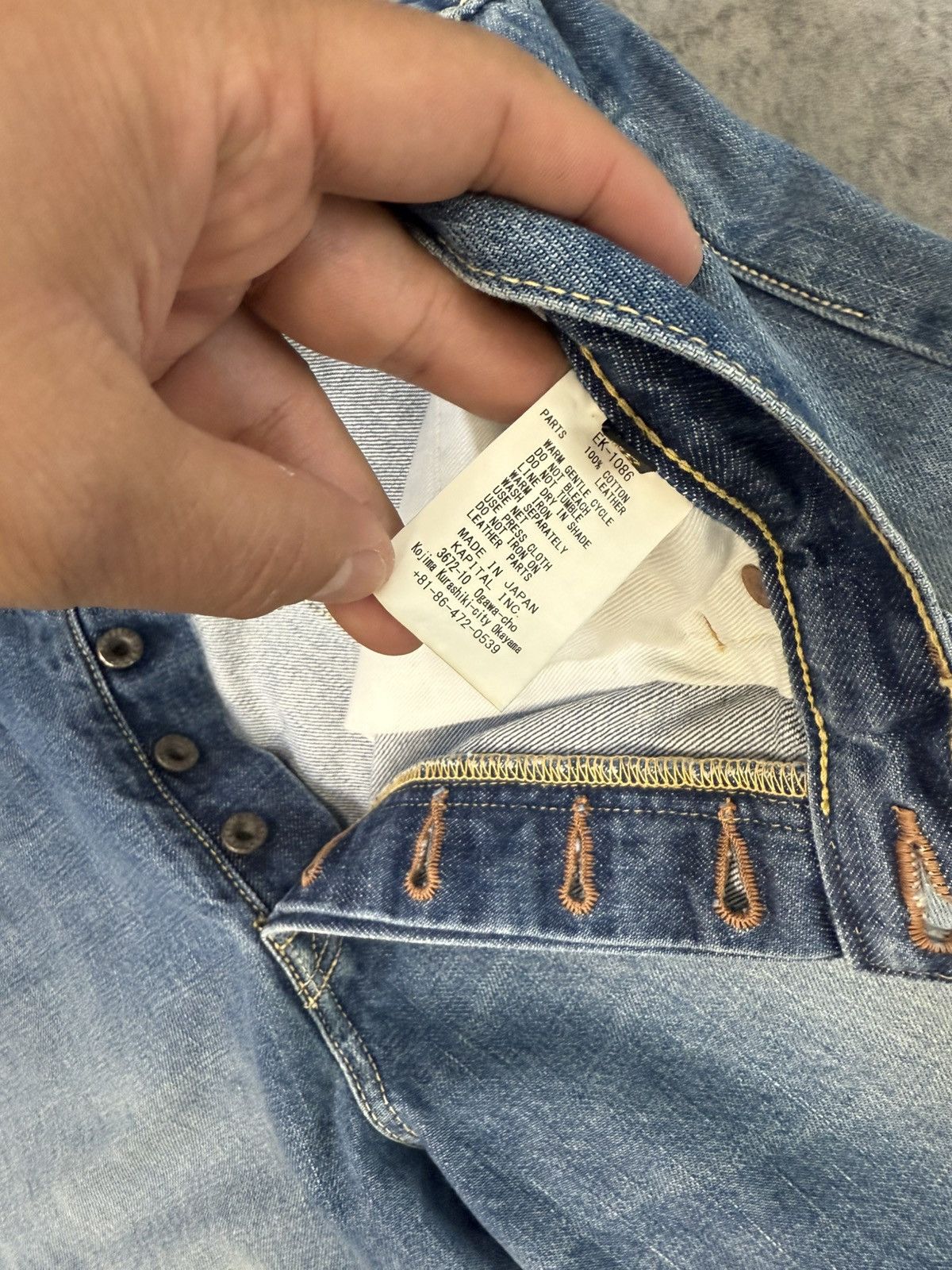 Kapital Kapital 14oz - Monkey Cisco Denim 36 Size US 36 / EU 52 - 14 Thumbnail
