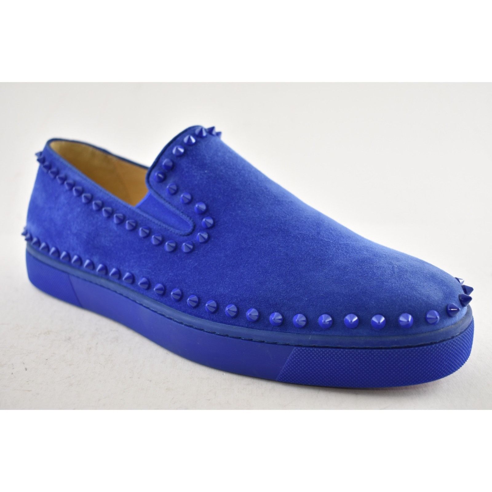 Christian Louboutin Christian Louboutin Pik Boat Electric Blue Spikes US 10.5 Size US 10.5 / EU 43-44 - 4 Thumbnail