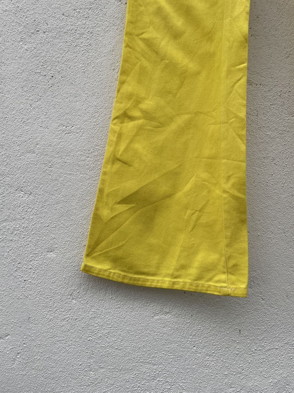 Japanese Brand Vintage Flare Big Vale Jeans Fashion Yellow Size US 30 / EU 46 - 7 Thumbnail