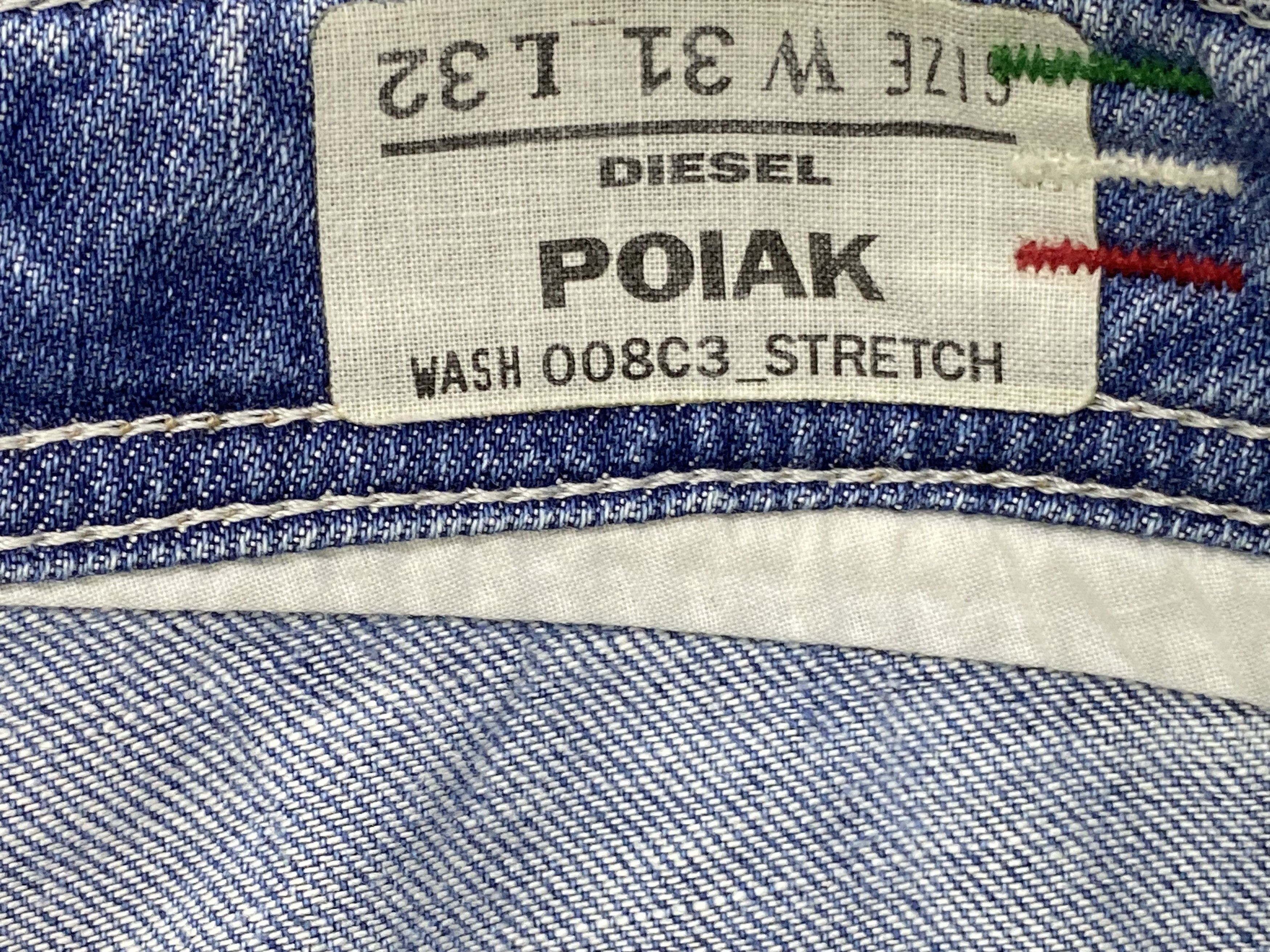 Diesel Diesel Distressed Jeans Faded Jeans Made in Italy Size US 31 - 8 Thumbnail