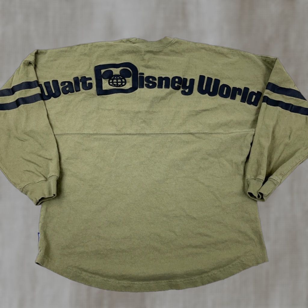 Disney Disney Spirit Jersey Women's Small Olive Green Long Sleeve Graphic Tee Walt Disney World Size S / US 4 / IT 40 - 1 Thumbnail