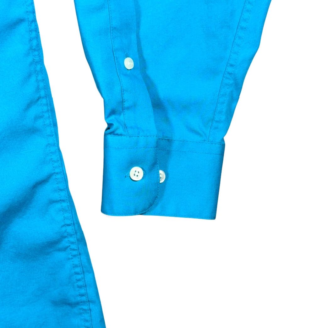 Alexander Julian VINTAGE Alexander Julian Colours Shirt Adult MEDIUM Blue Dress Preppy 90s Size 40R - 7 Thumbnail