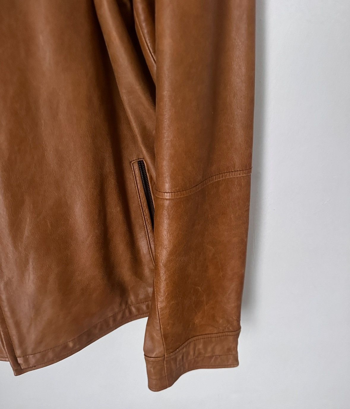 Vintage Leather jacket men Size US L / EU 52-54 / 3 - 7 Thumbnail
