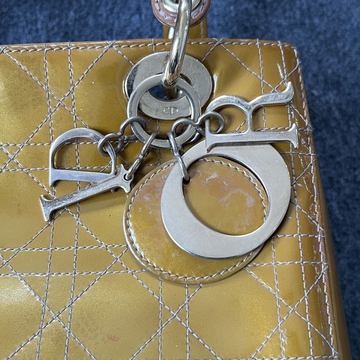 Christian Dior Monsieur Christian dior lady dior cannage patent bag Size ONE SIZE - 19 Thumbnail