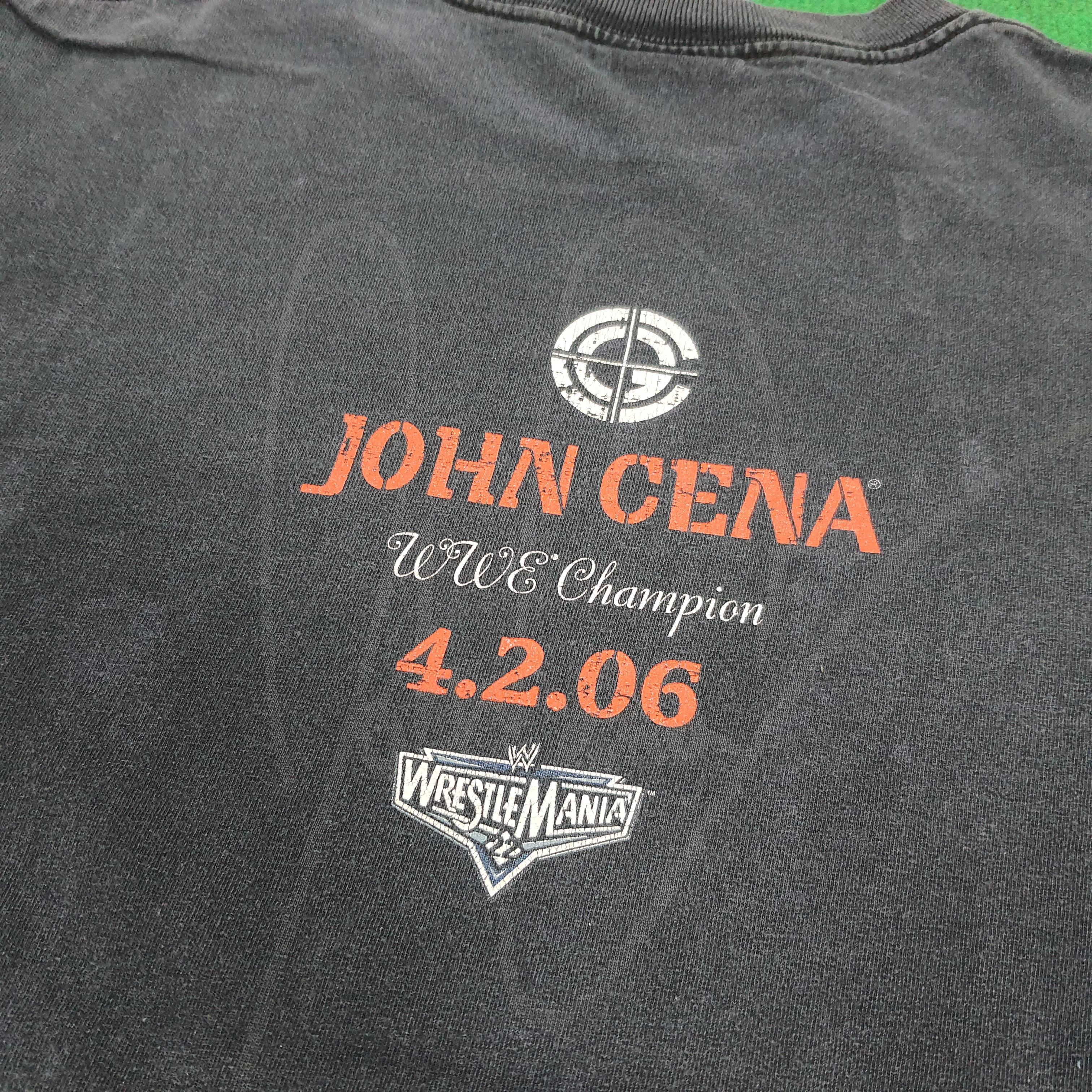 Vintage × WWE Vintage John Cena WWE Champion Wrestle Mania Tshirt Size US M / EU 48-50 / 2 - 4 Thumbnail