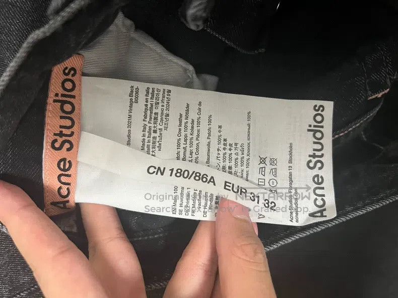 Acne Studios Acne Studios black jeans Size US 31 - 5 Thumbnail