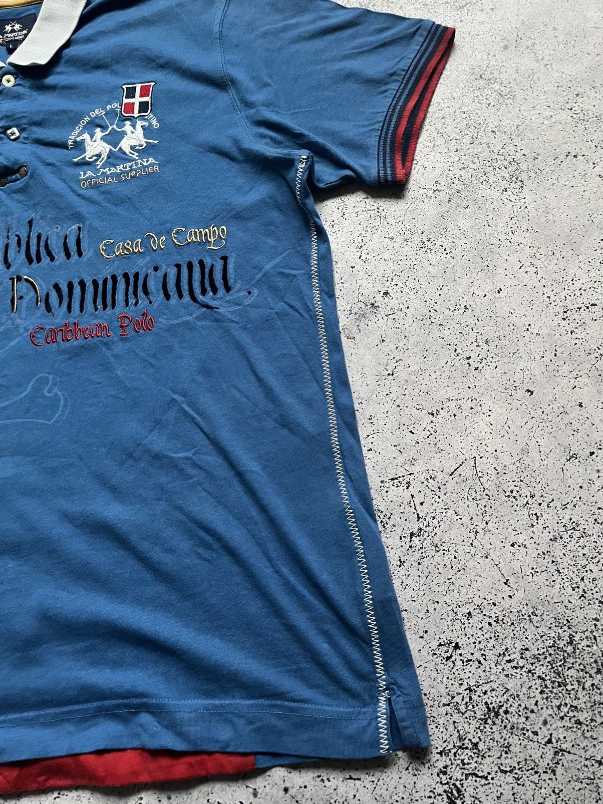La Martina × Polo Ralph Lauren × Vintage Vintage La Martina Republica Dominicana Polo Ralph Lauren Size US L / EU 52-54 / 3 - 3 Thumbnail