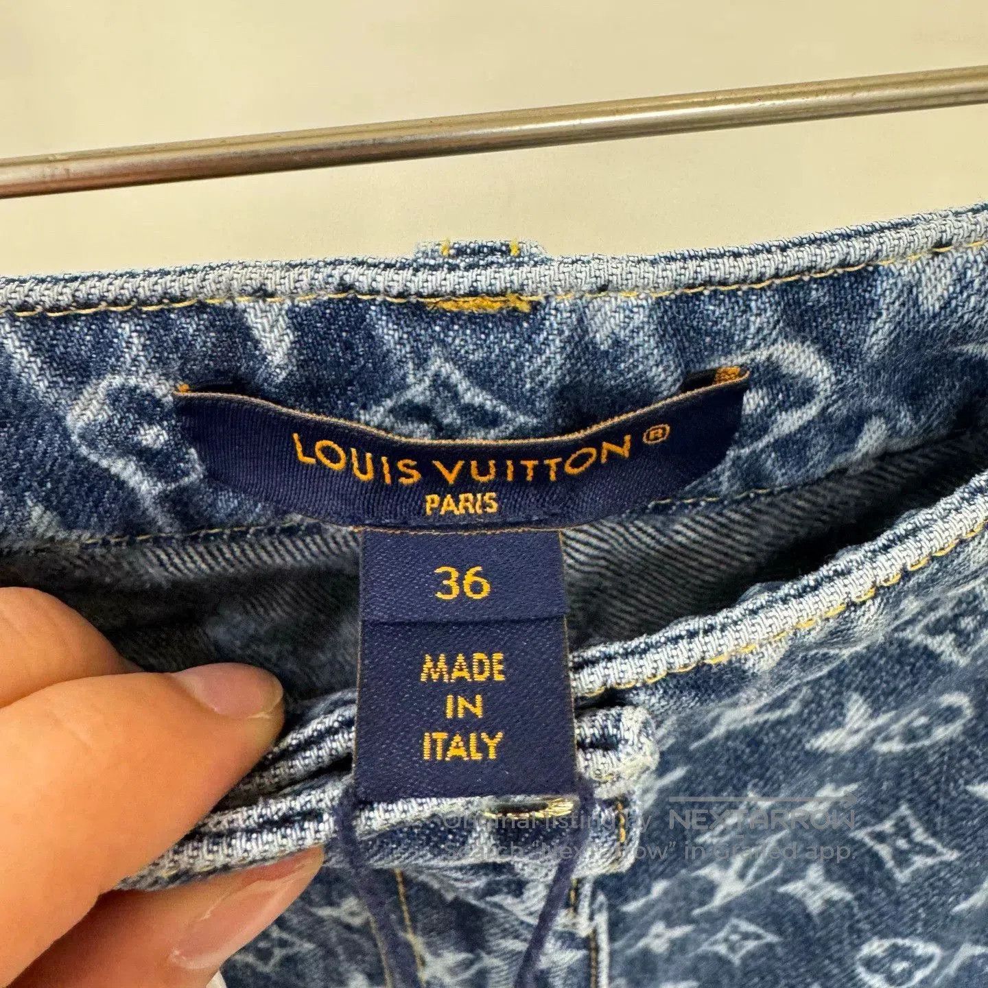 Louis Vuitton Louis Vuitton Blue Monogram Jeans 36. Size US 36 / EU 52 - 3 Thumbnail
