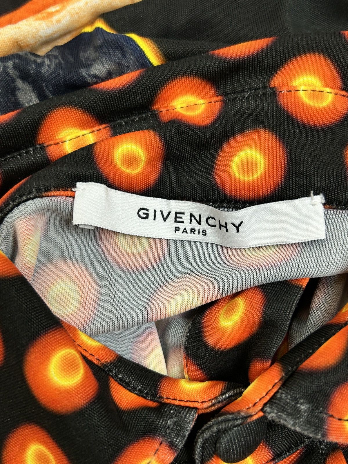 Givenchy Givenchy Solar Eclipse Print Jersey Button Up Shirt 40 Size S / US 4 / IT 40 - 10 Thumbnail