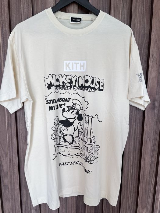 Kith Kith x Disney Mickey & Friends Steamboat Willie Vintage Tee