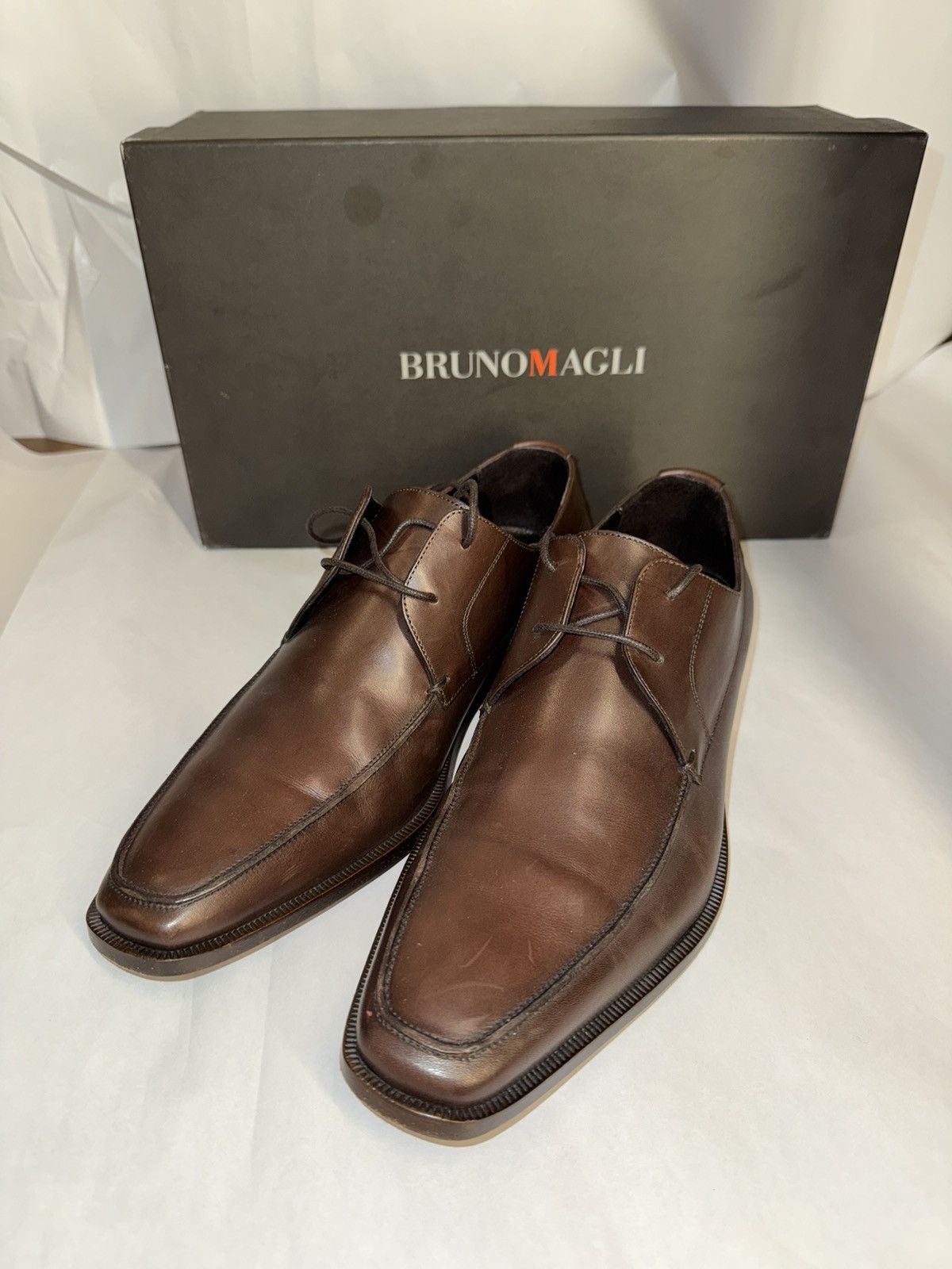 Bruno Magli Bruno Magi “Manola” Dark Brown Formal Oxford Shoes Size US 8 / EU 41 - 10 Thumbnail