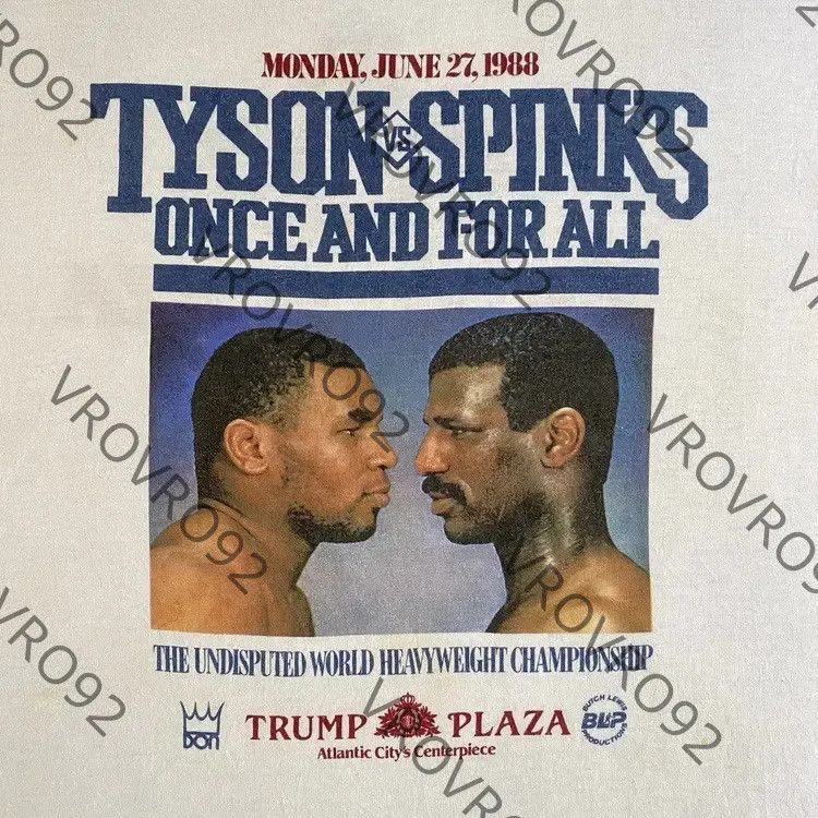 Vintage VERY RARE / Mike Tyson/ Michael Sprinks / 1988 Vintage Tee Size US L / EU 52-54 / 3 - 3 Thumbnail