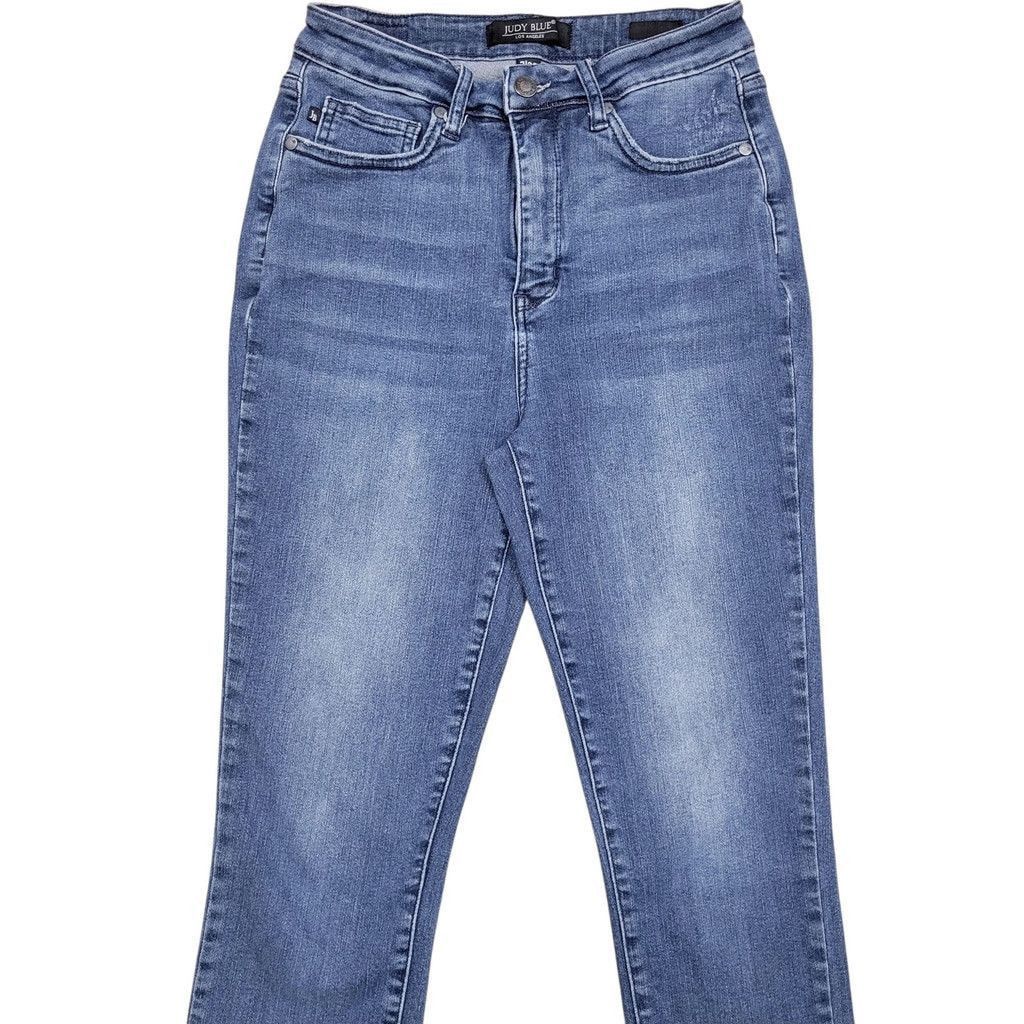 Judy Blue Judy Blue Women's Fray Ankle Skinny Jeans 7/28 Inseam 26" Size 28" / US 6 / IT 42 - 6 Thumbnail
