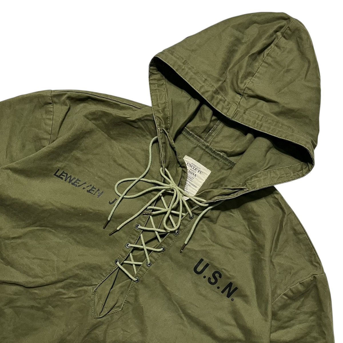 Japanese Brand × Vintage Uncle Fu by Heart Military Anorak Jacket Size US L / EU 52-54 / 3 - 4 Thumbnail