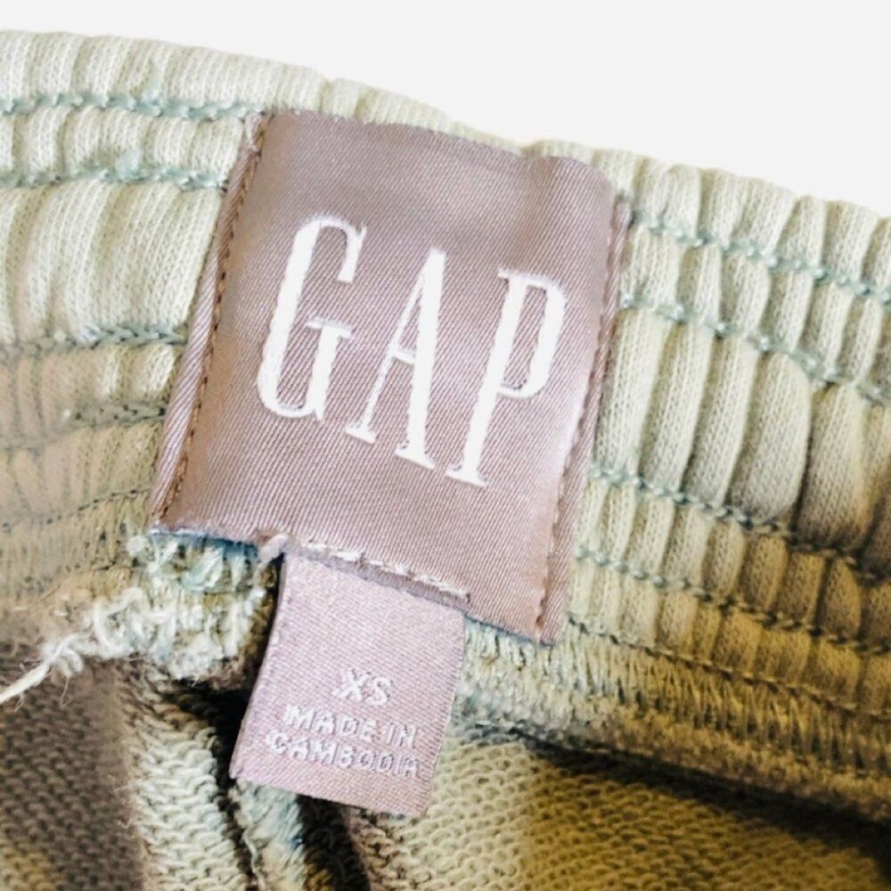 Gap GAP Sage Green French Terry Knit Athletic Shorts - unisex sz Size 24" / US 00 / IT 34 - 3 Thumbnail