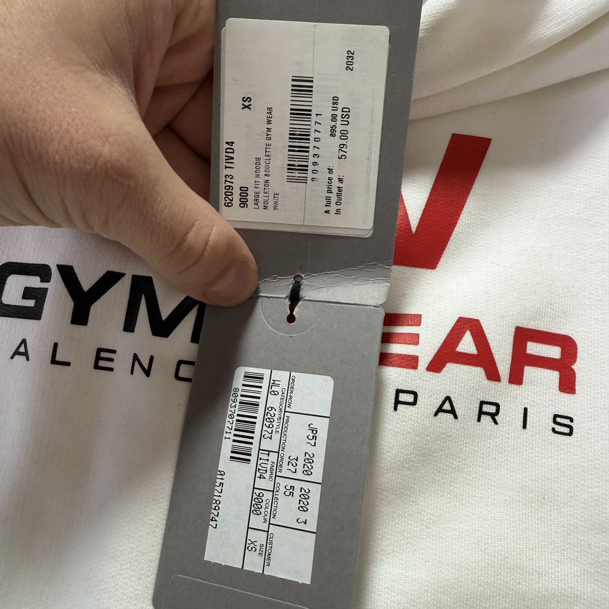 Balenciaga Balenciaga Gymwear Hoodie Size US M / EU 48-50 / 2 - 4 Thumbnail