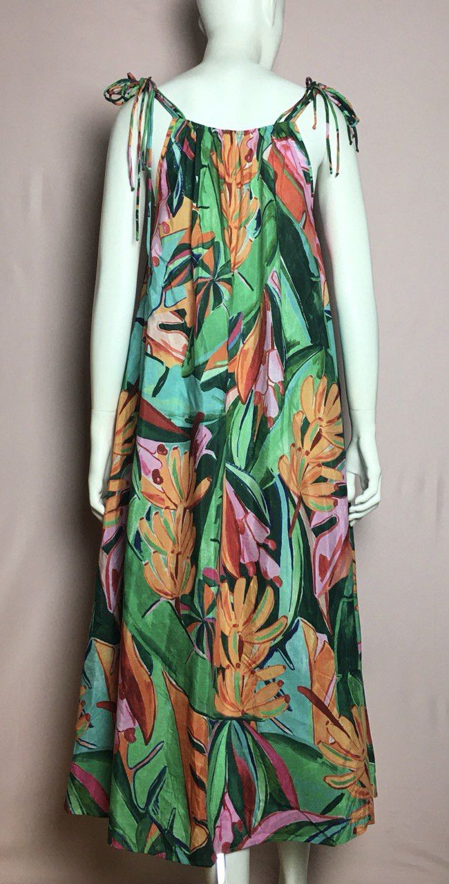 Farm Rio FARM RIO Banana Foliage Floral Print Midi Dress Size S Size S / US 4 / IT 40 - 5 Thumbnail