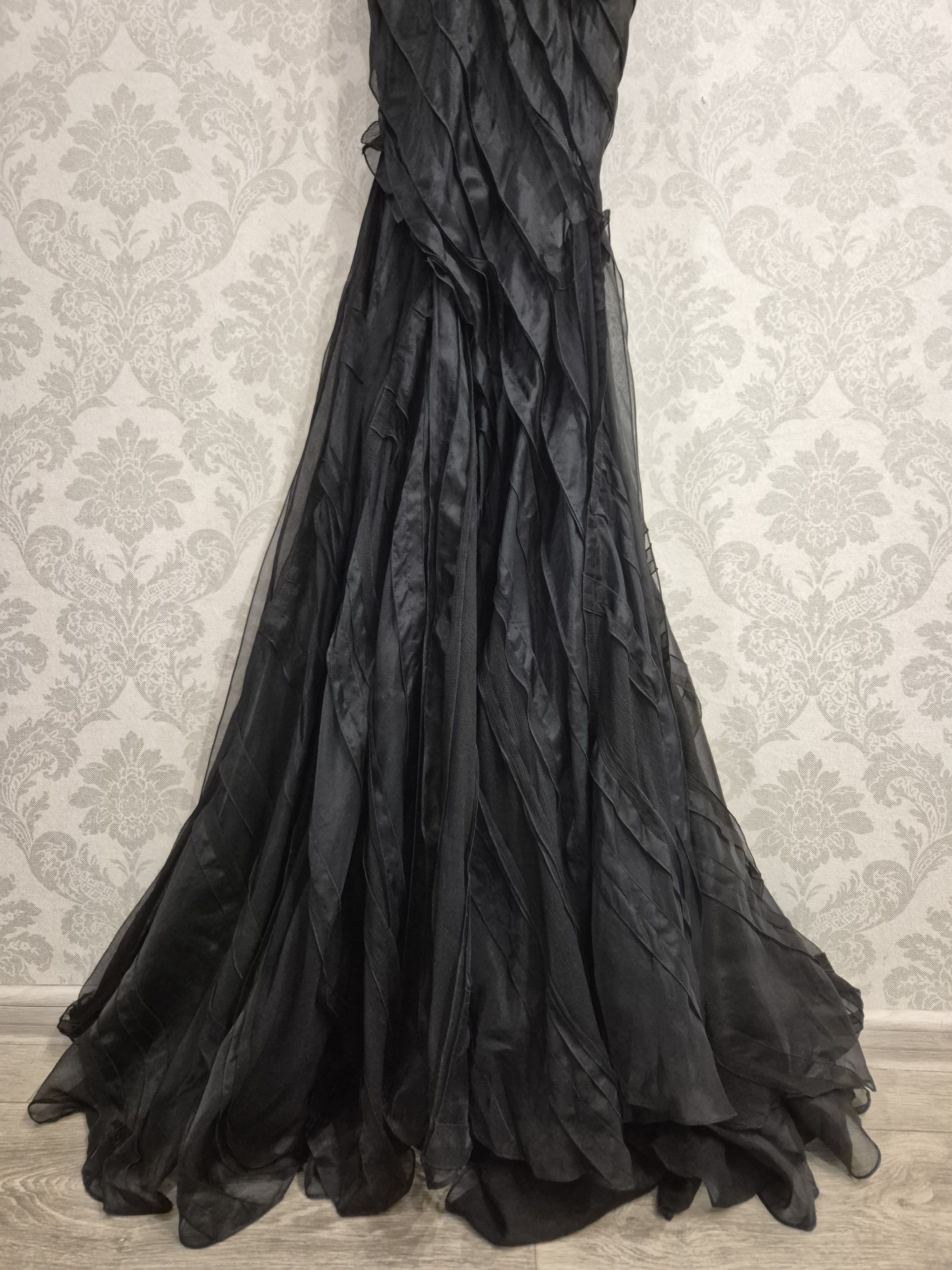 Nina Ricci NINA RICCI Runway Resort 2015 Silk Chiffon Strapless Dress Size M / US 6-8 / IT 42-44 - 3 Thumbnail