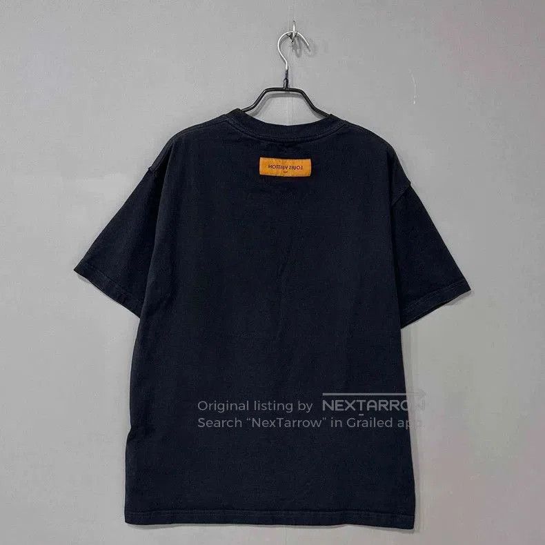 Louis Vuitton Louis Vuitton Black Logo Short Sleeve T. Size US L / EU 52-54 / 3 - 3 Thumbnail