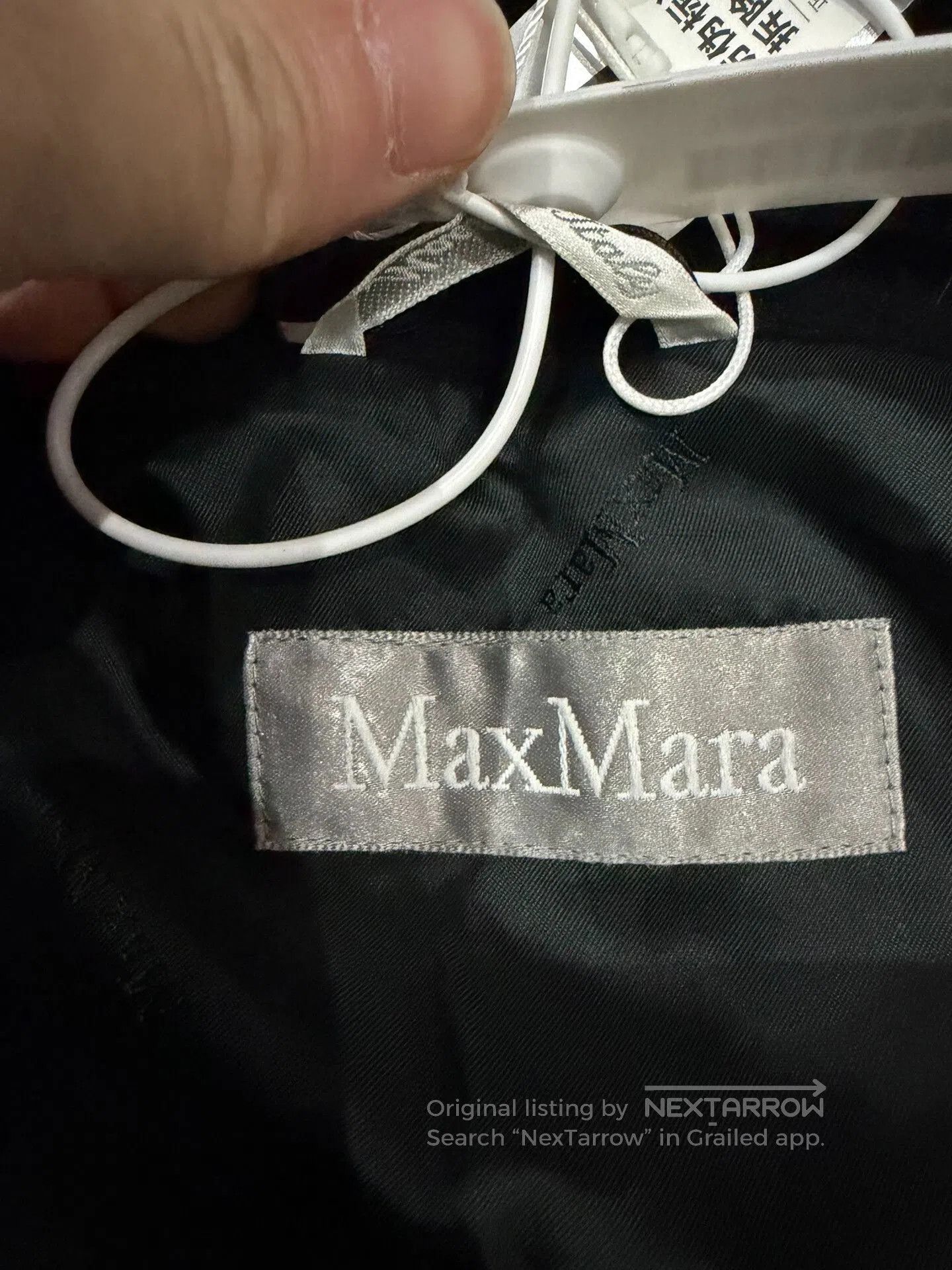 Max Mara Max Mara Classic Black Wool Coat. Size XXS / US 00 / IT 34 - 2 Thumbnail