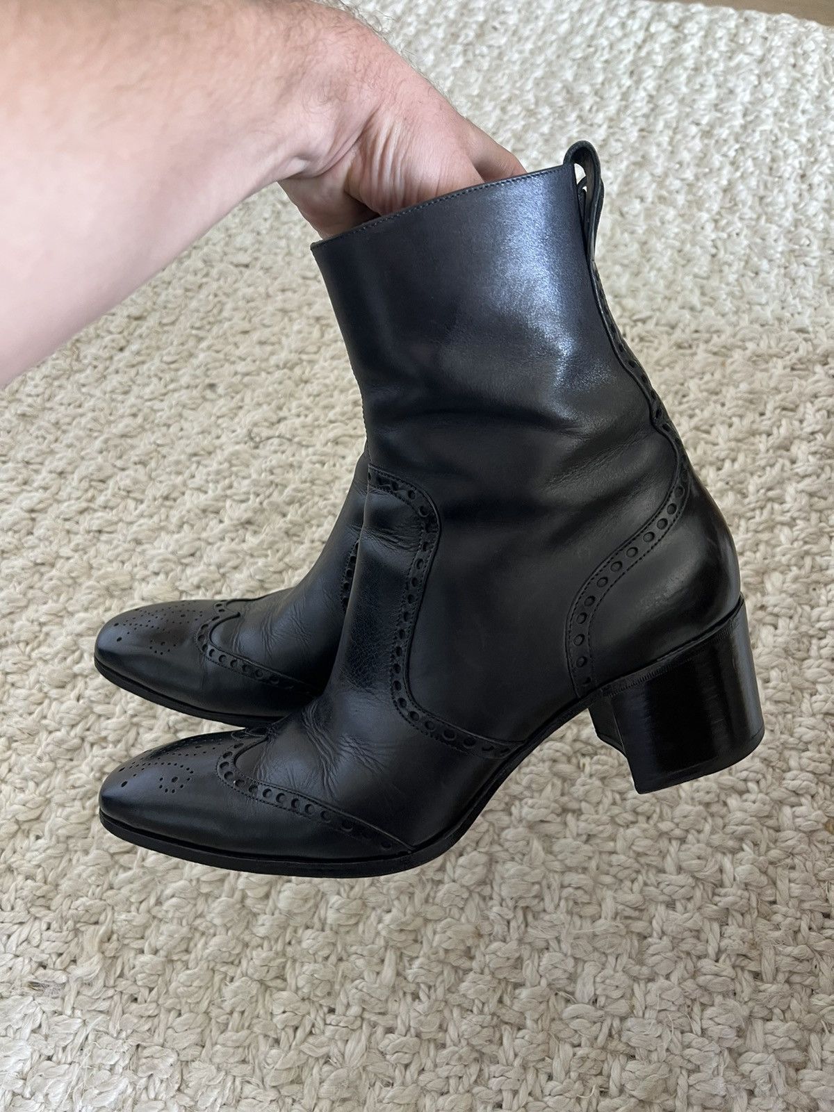 Yves Saint Laurent Jonny Boots Yves Saint Laurent Rive Gauche 2000s Tom Ford Leather  main image 2