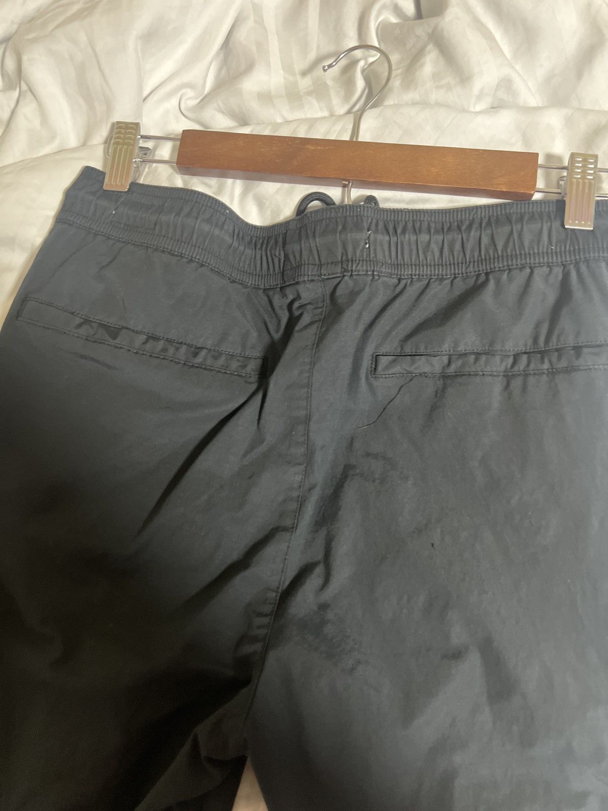 Vintage Slim Cargo Black Pants Size US 29 - 3 Thumbnail