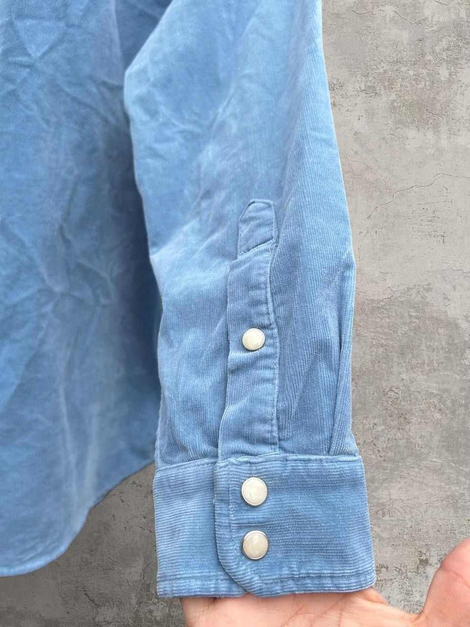 MOTHER Mother The Wild West Shirt Blue Shadow Wash Made In USA M Size M / US 6-8 / IT 42-44 - 4 Thumbnail