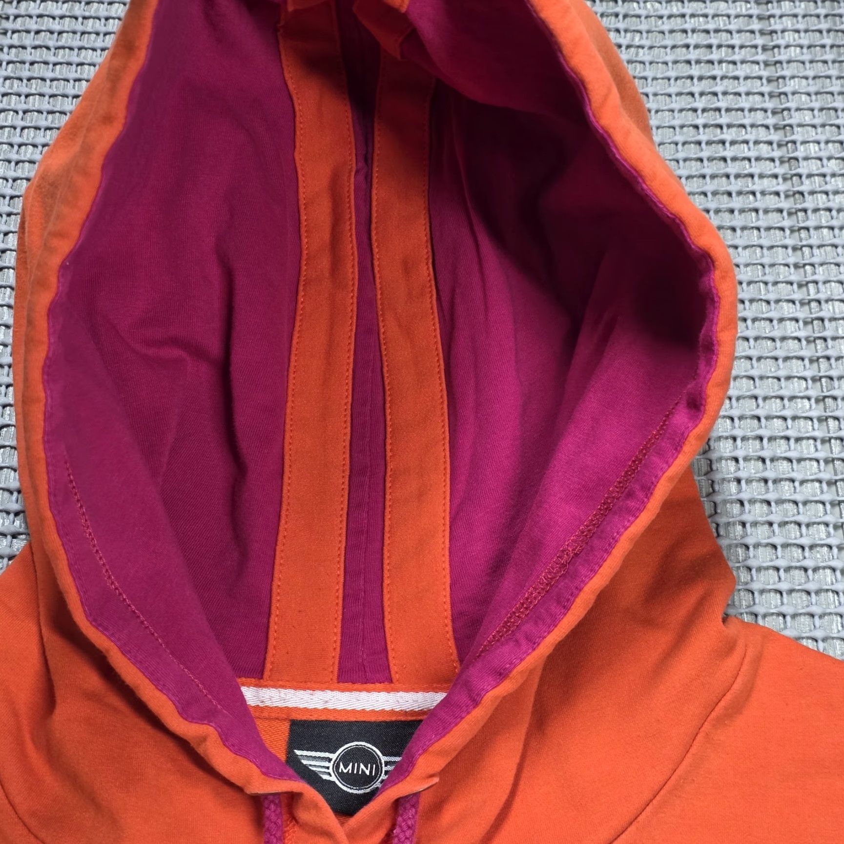 Pinko Mini Cooper Hoodie Orange Pink Large More Room Less Cute You. Me. Mini. Size L / US 10 / IT 46 - 4 Thumbnail