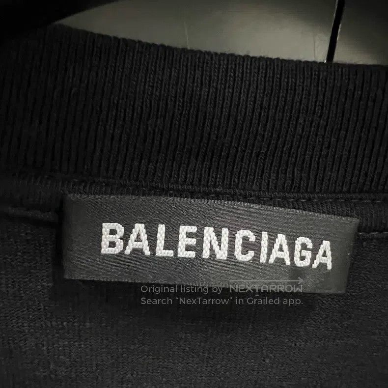 Balenciaga Balenciaga Black double B printed long sleeve Size US S / EU 44-46 / 1 - 3 Thumbnail