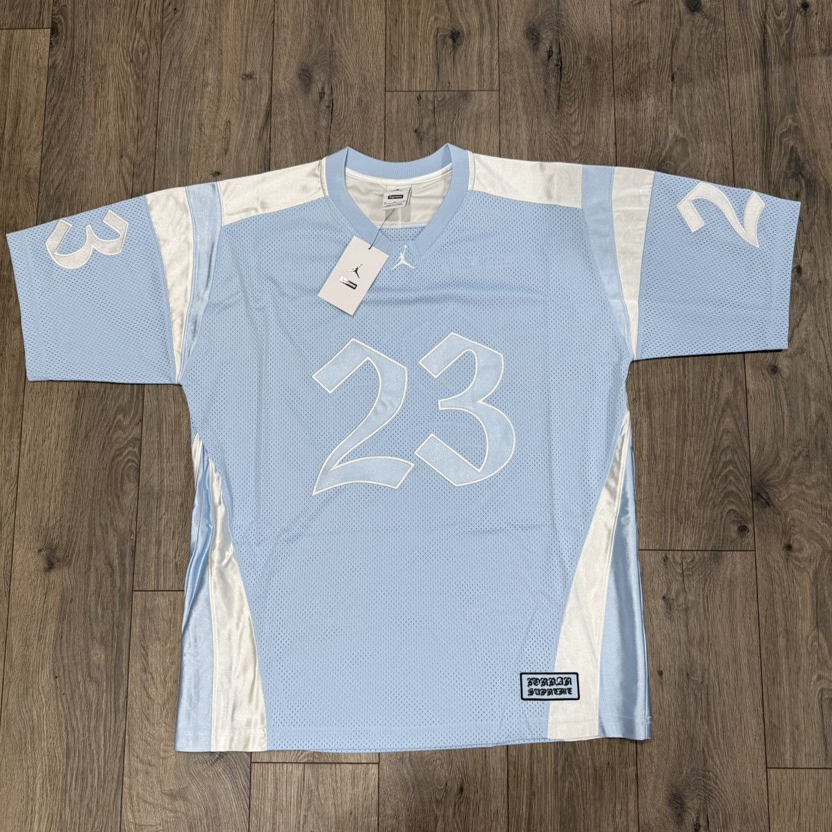 Supreme Supreme Pounds Soccer Jersey Blue MEDIUM | Grailed