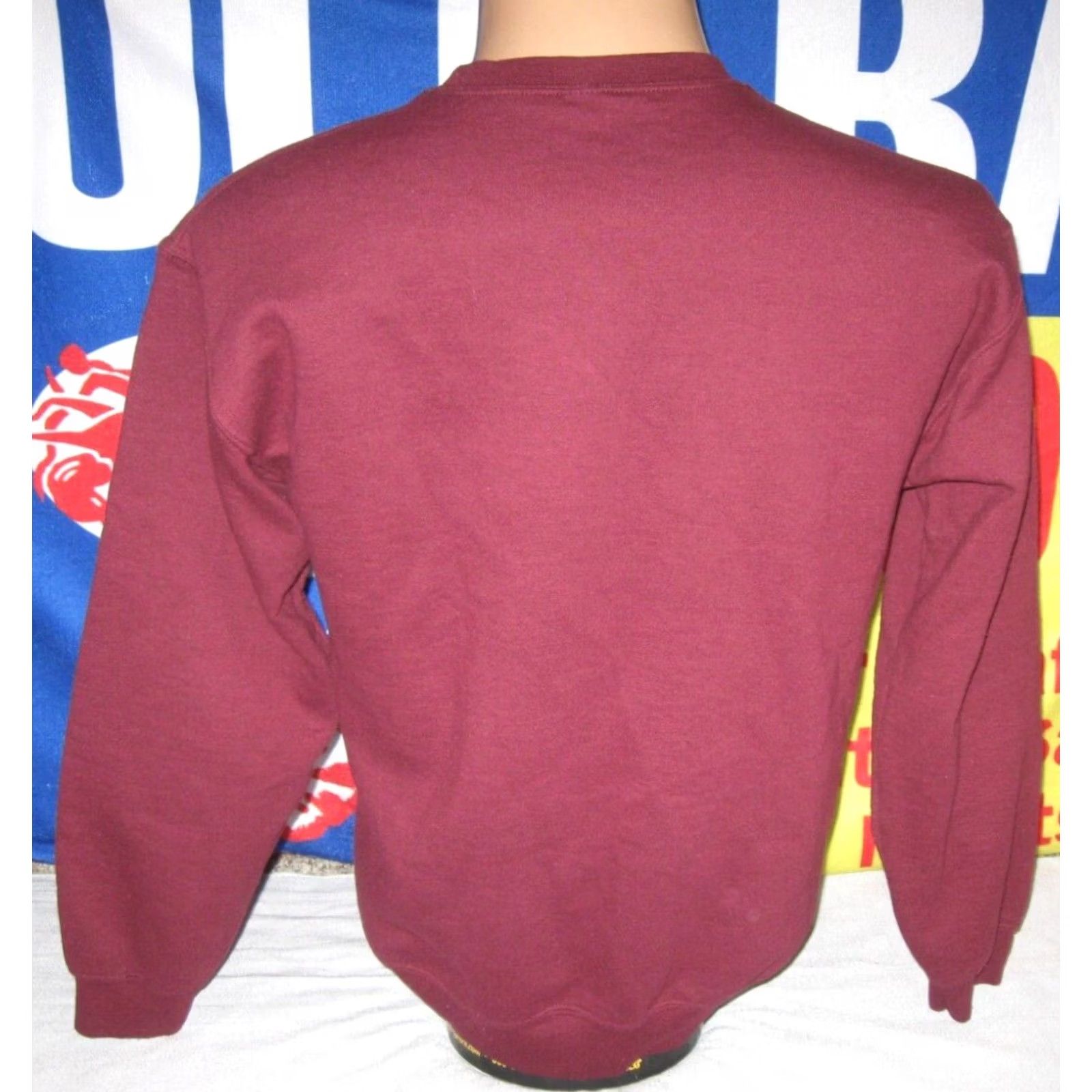 Vintage Maruchan Shirt M Maroon Crewneck Sweatshirt Ramon Noodles Instant Lunch Adult Mens Women Size M / US 6-8 / IT 42-44 - 4 Thumbnail